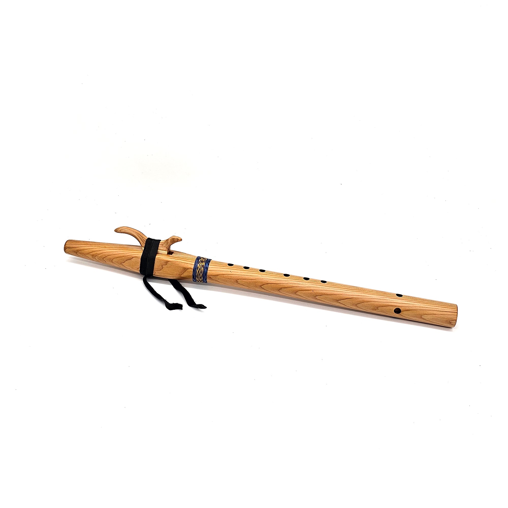Figured Golden Cedar Native American Style A Flute