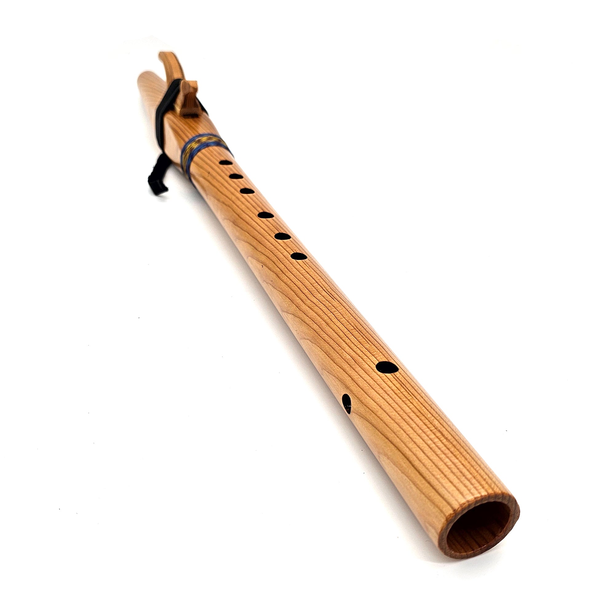 Figured Golden Cedar Native American Style A Flute