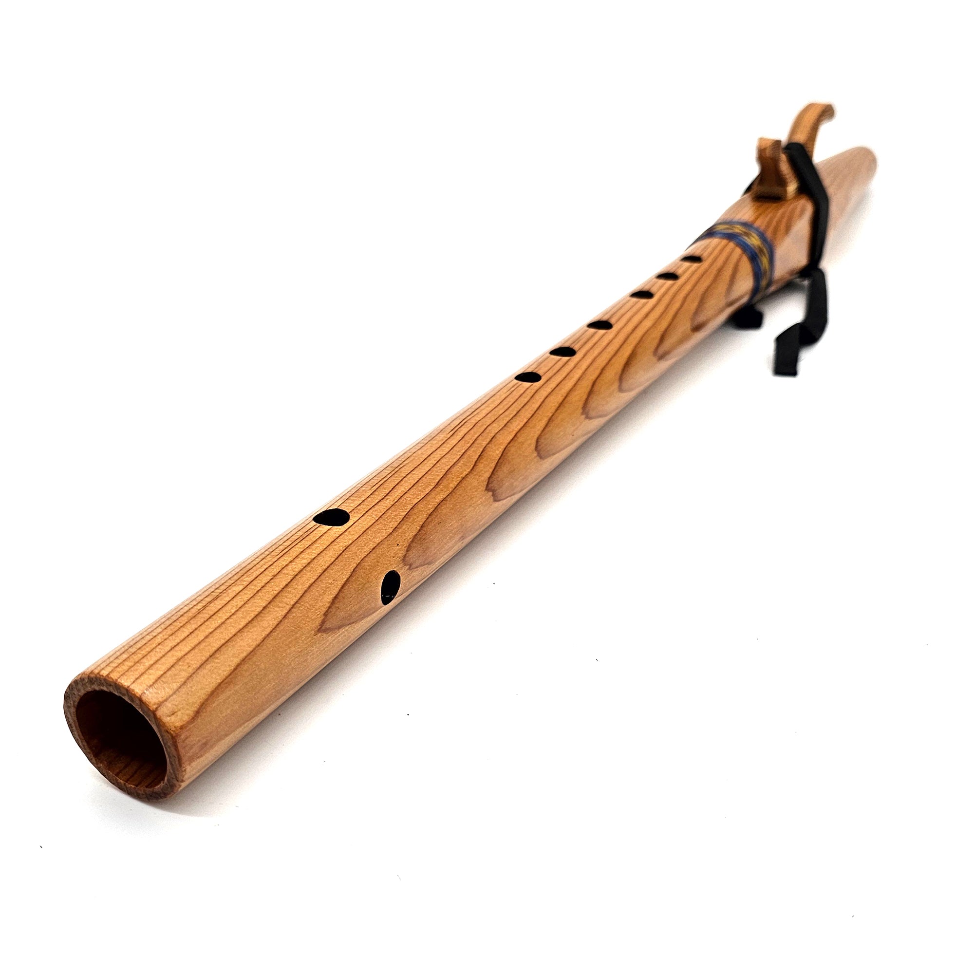 Figured Golden Cedar Native American Style A Flute
