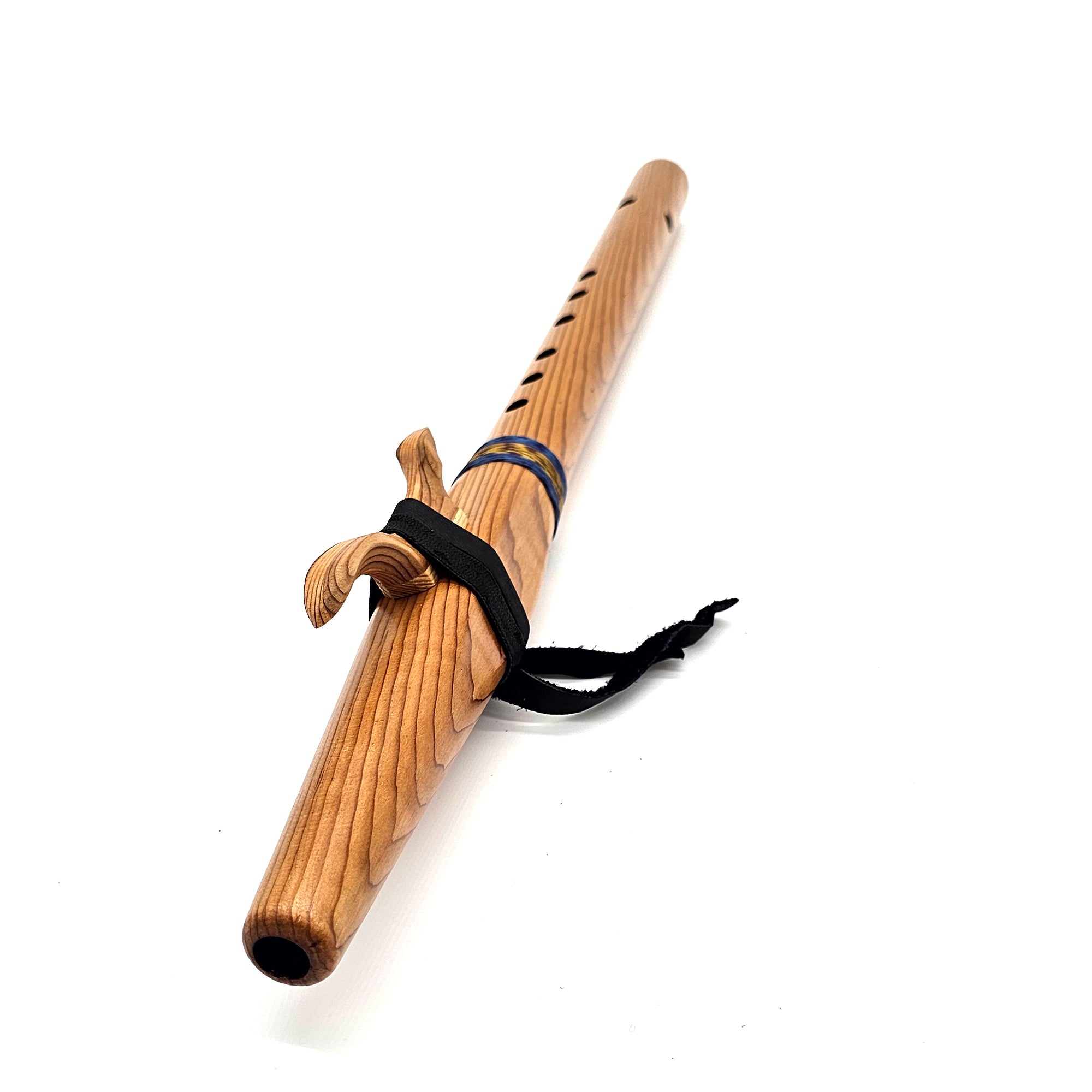 Figured Golden Cedar Native American Style A Flute