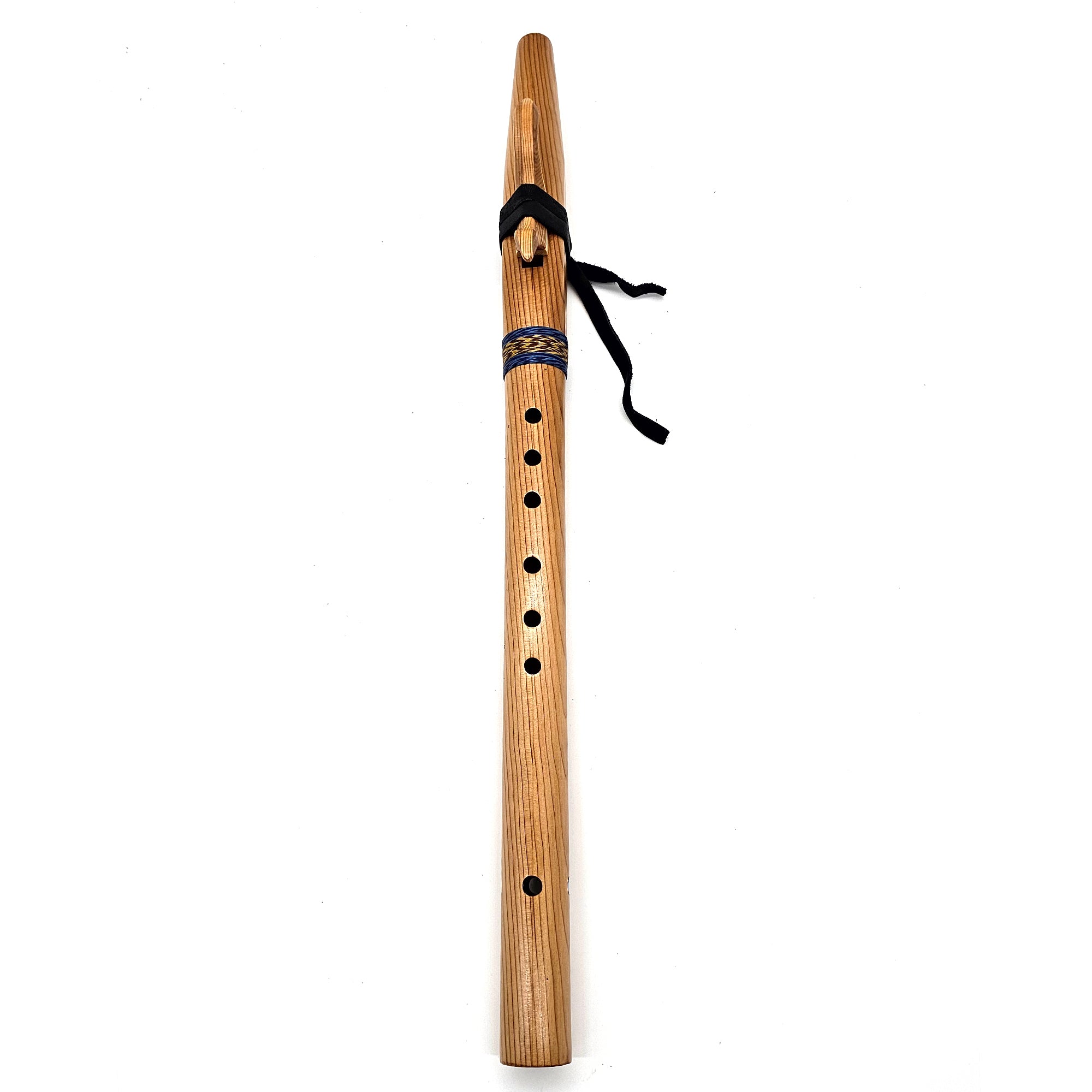 Figured Golden Cedar Native American Style A Flute