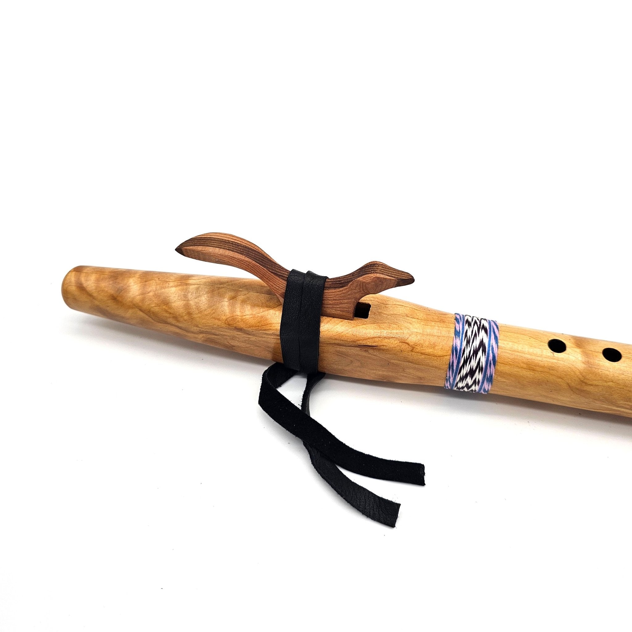 Figured Port Orford cedar Native American style A flute -#3224