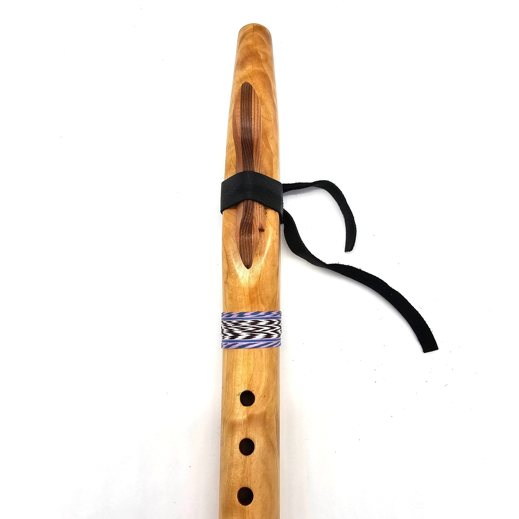 Figured Port Orford cedar Native American style A flute -#3224