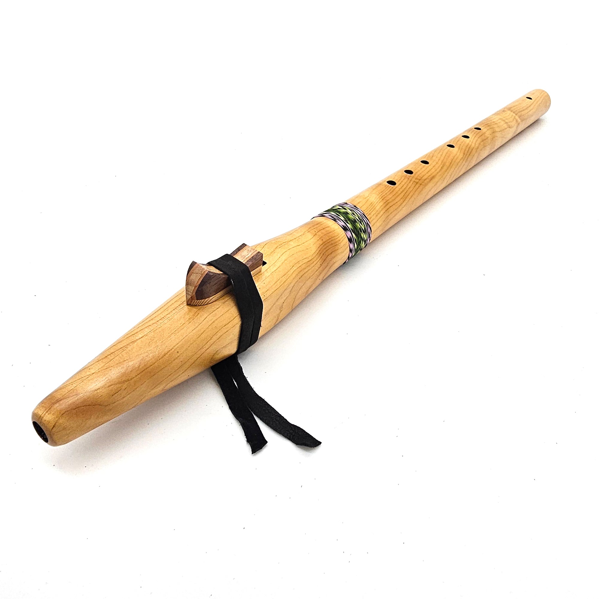 Figured Port Orford Cedar Native American Style Bass B Flute
