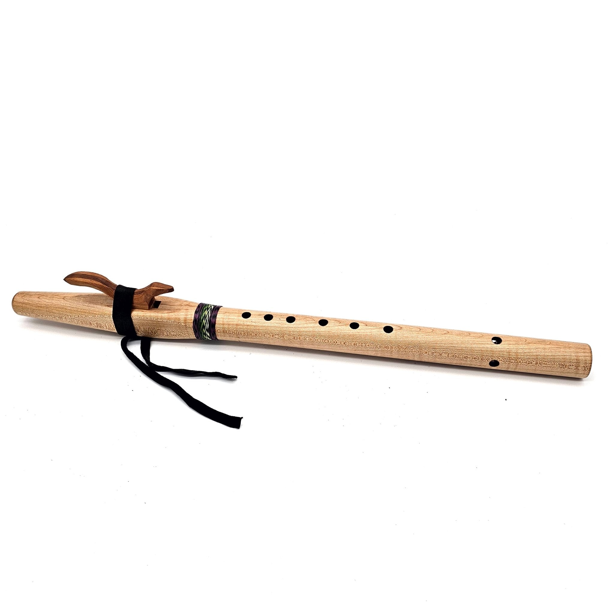 Figured maple Native American style A flute -#3112