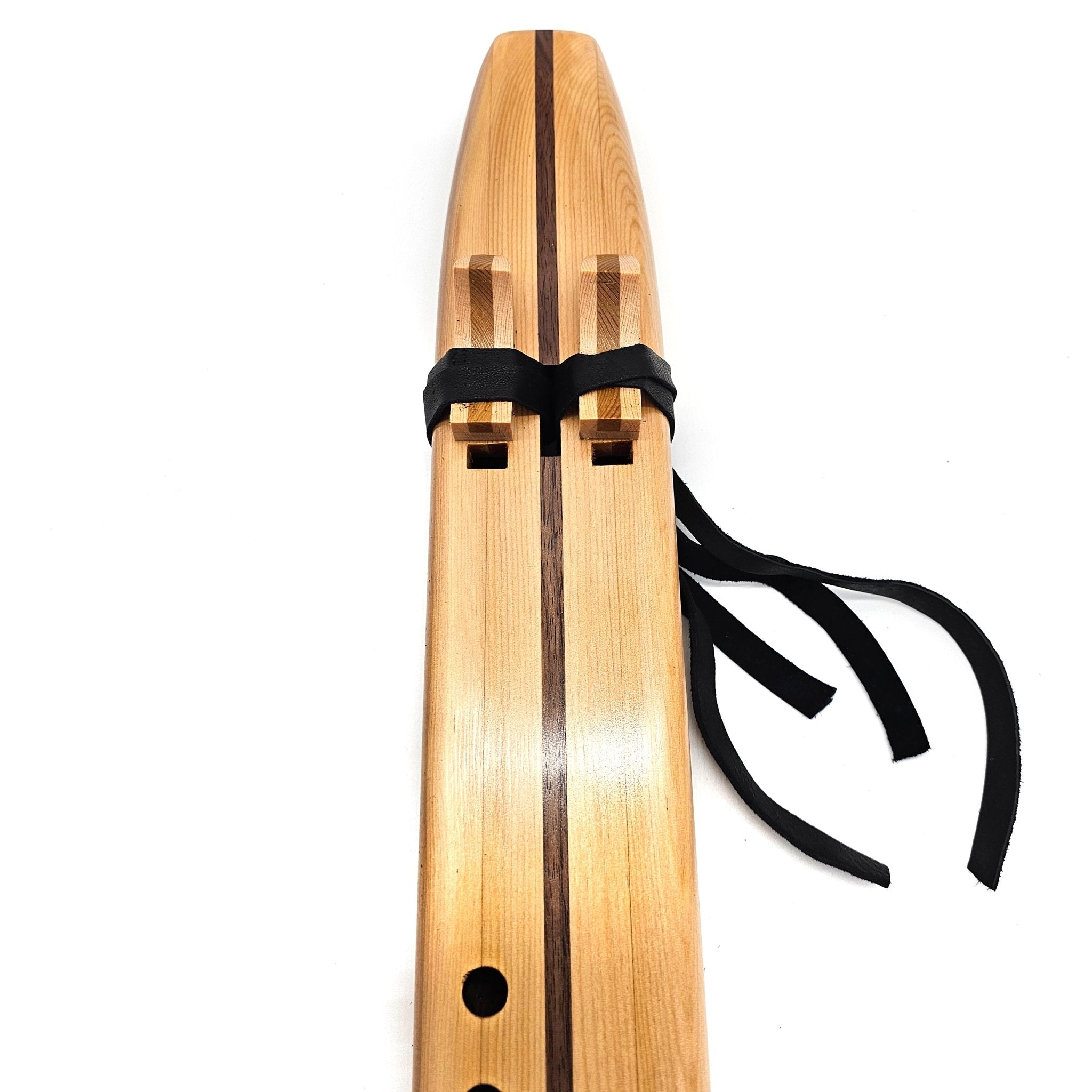 G Drone Flute in western red cedar (fingering holes on right side)