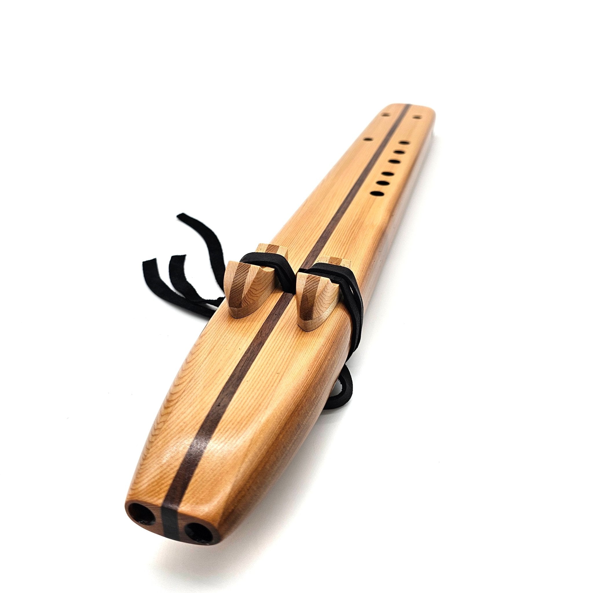 G Drone Flute in western red cedar (fingering holes on right side)