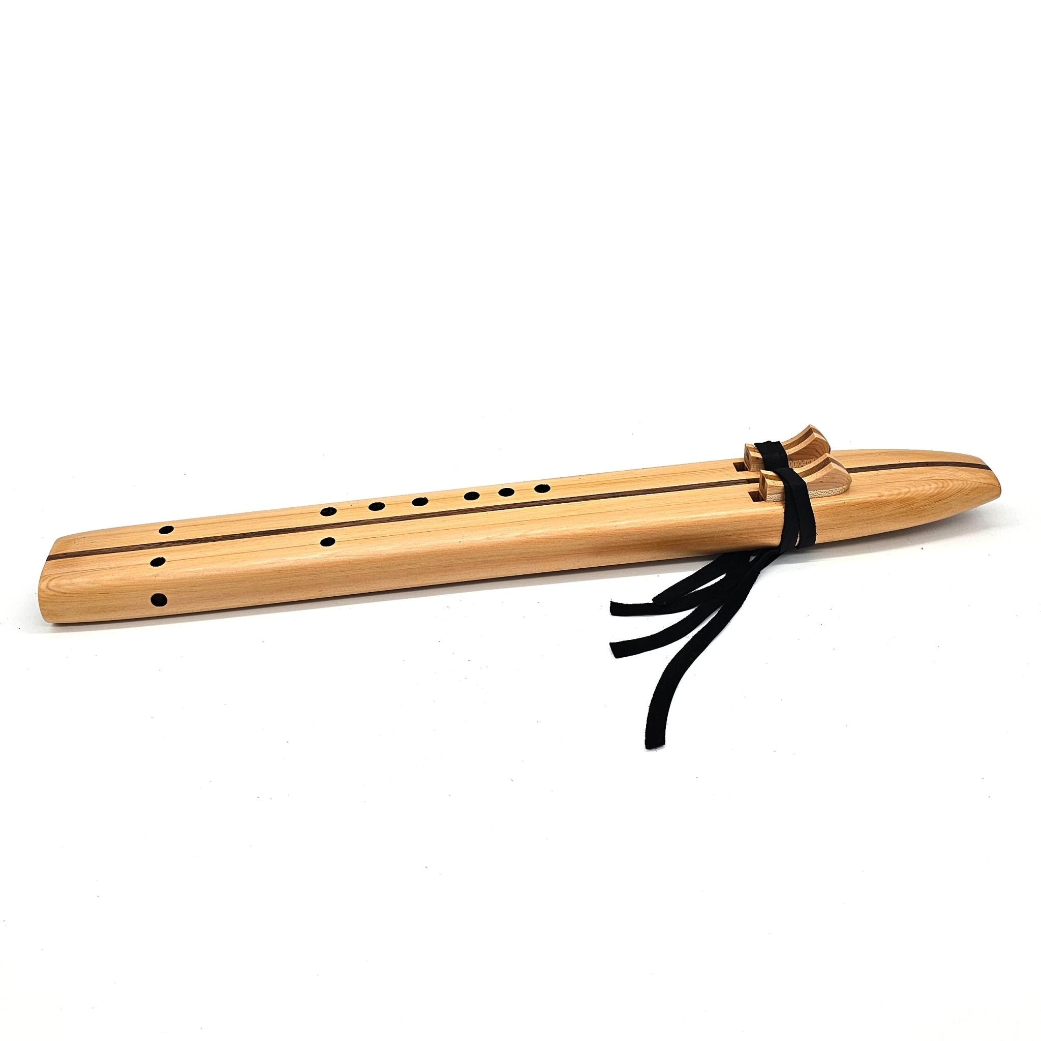 G Drone Flute in western red cedar (fingering holes on right side)