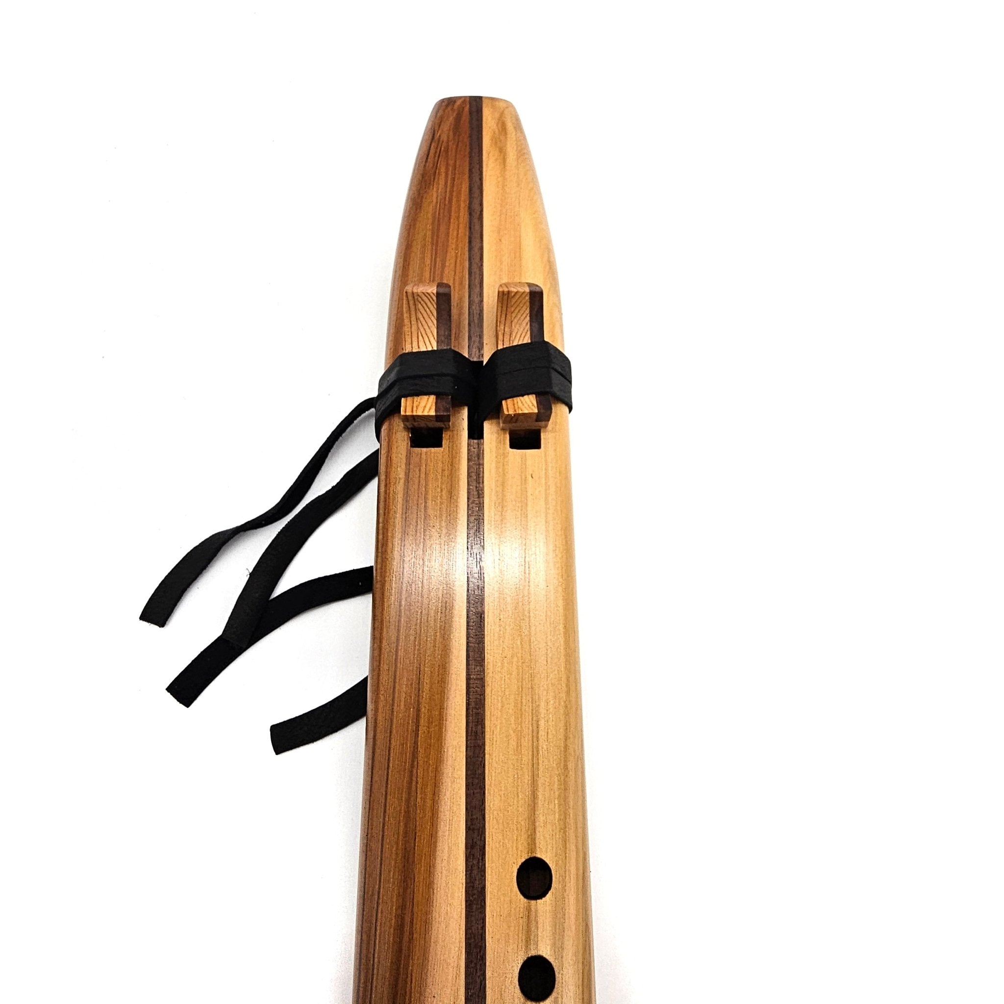 G Drone Flute in western red cedar (fingering holes on left side)