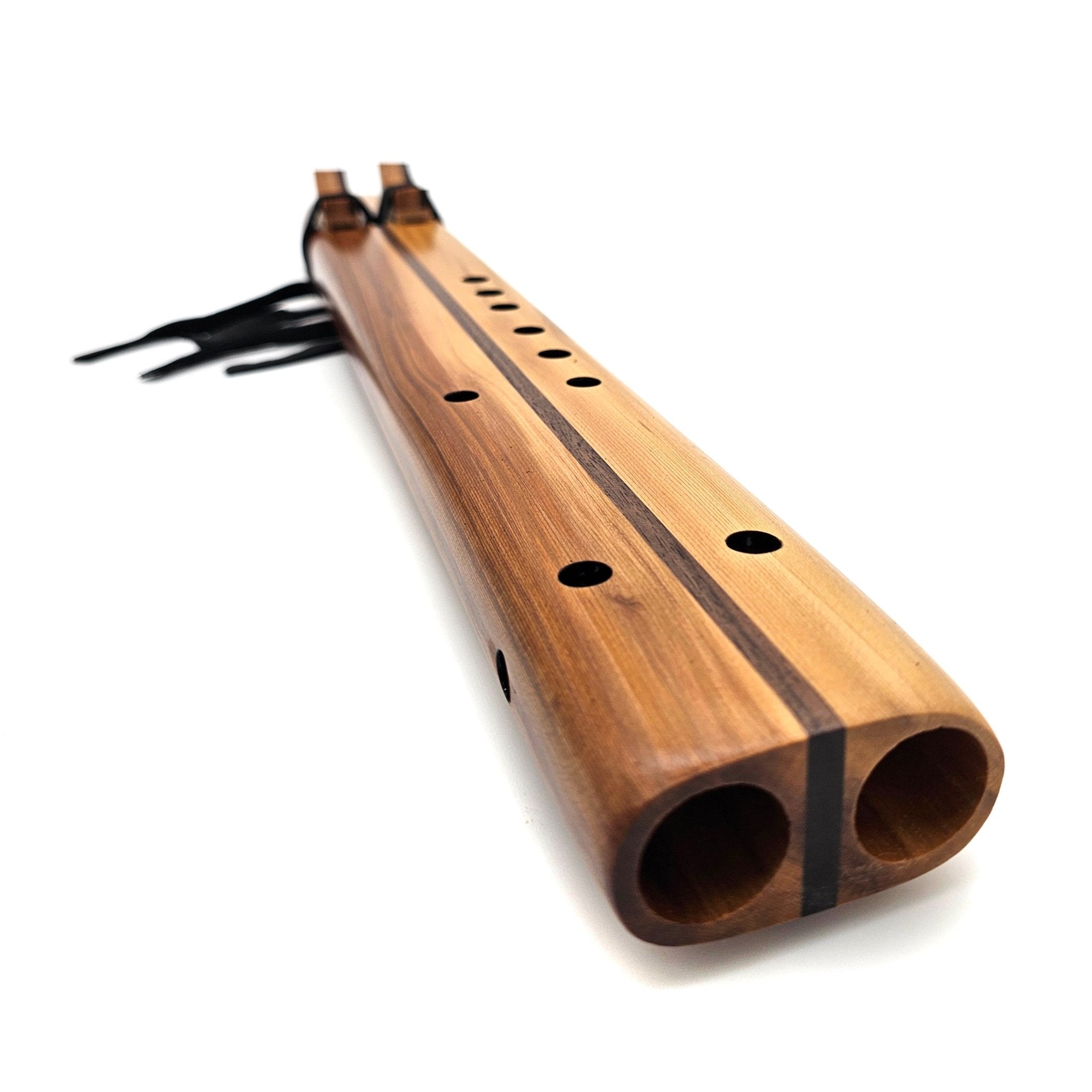 G Drone Flute in western red cedar (fingering holes on left side)