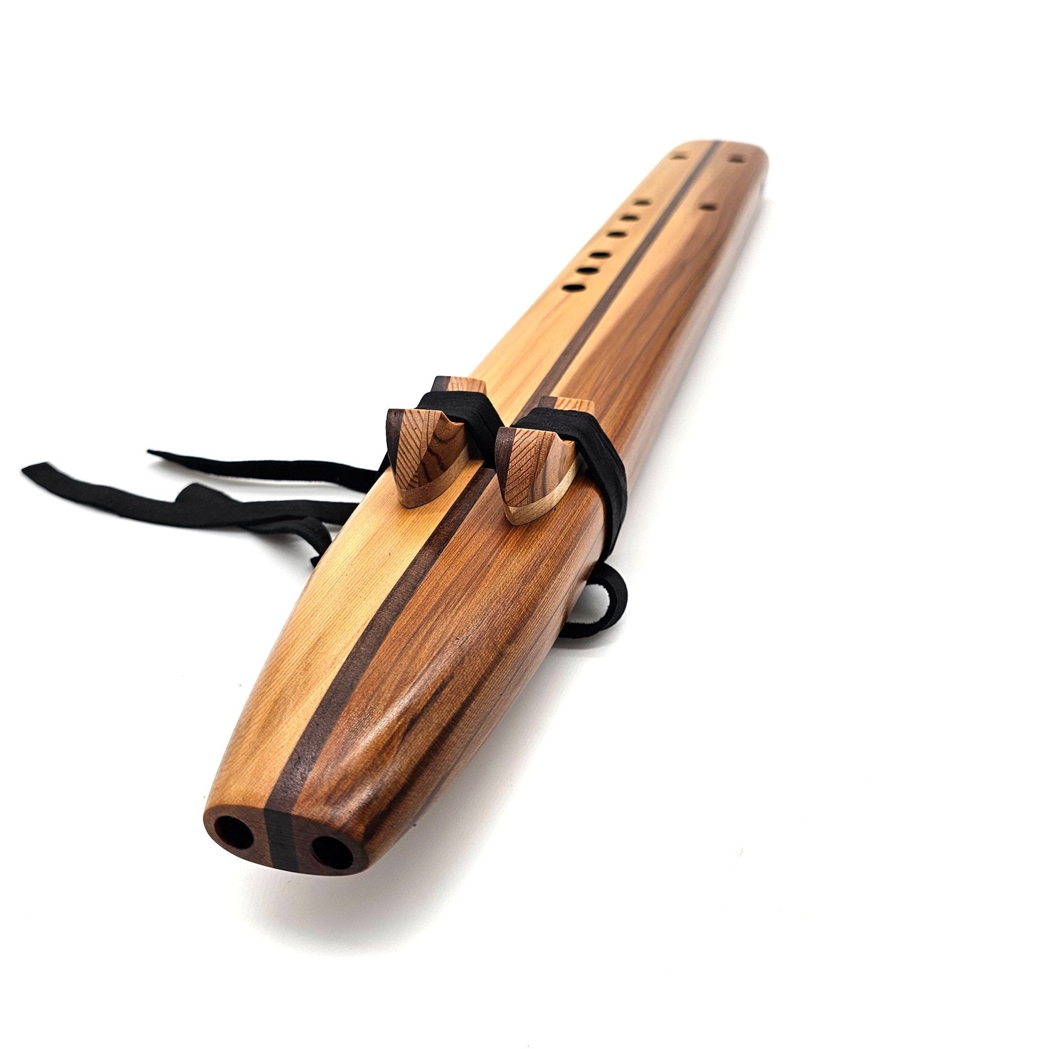 G Drone Flute in western red cedar (fingering holes on left side)
