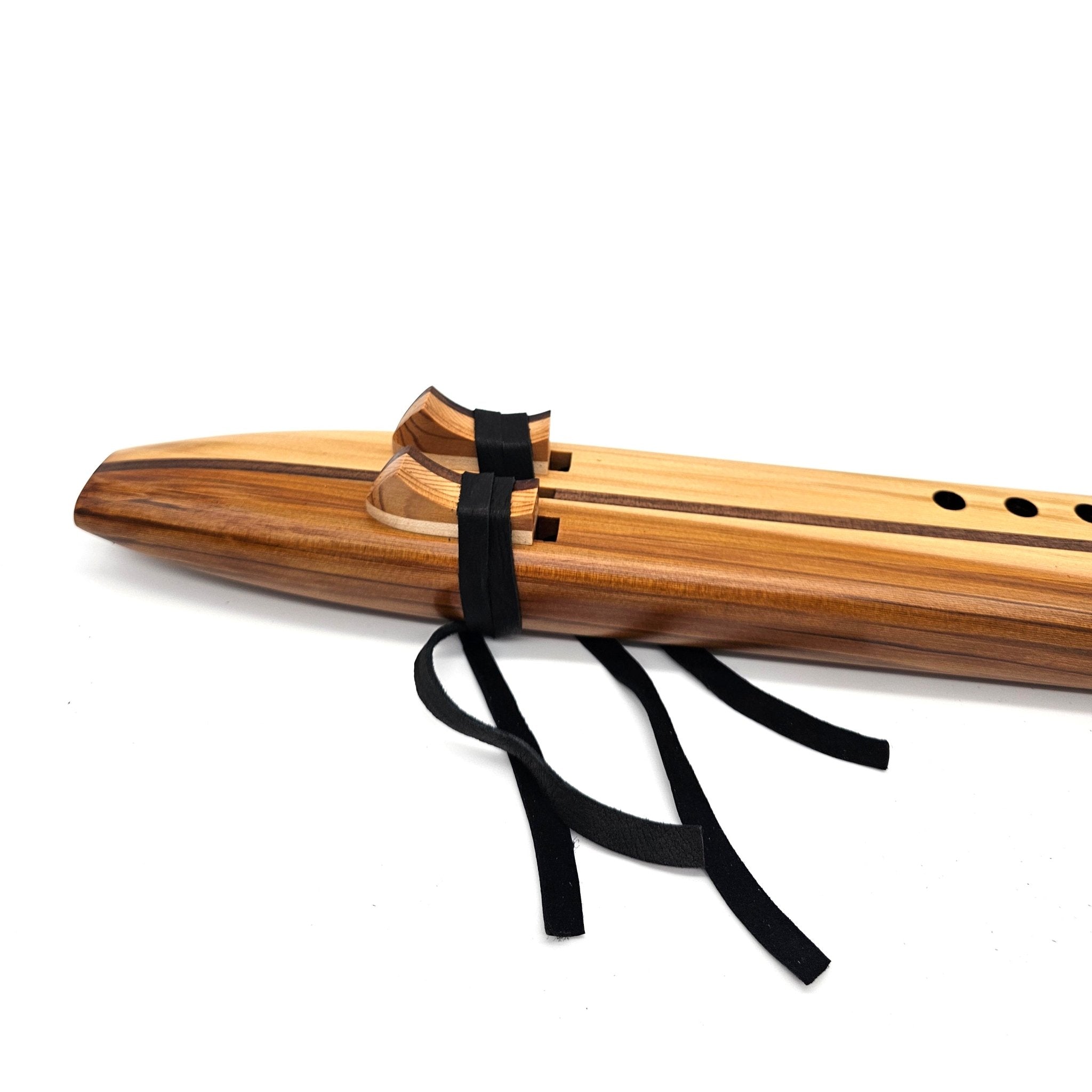 G Drone Flute in western red cedar (fingering holes on left side)