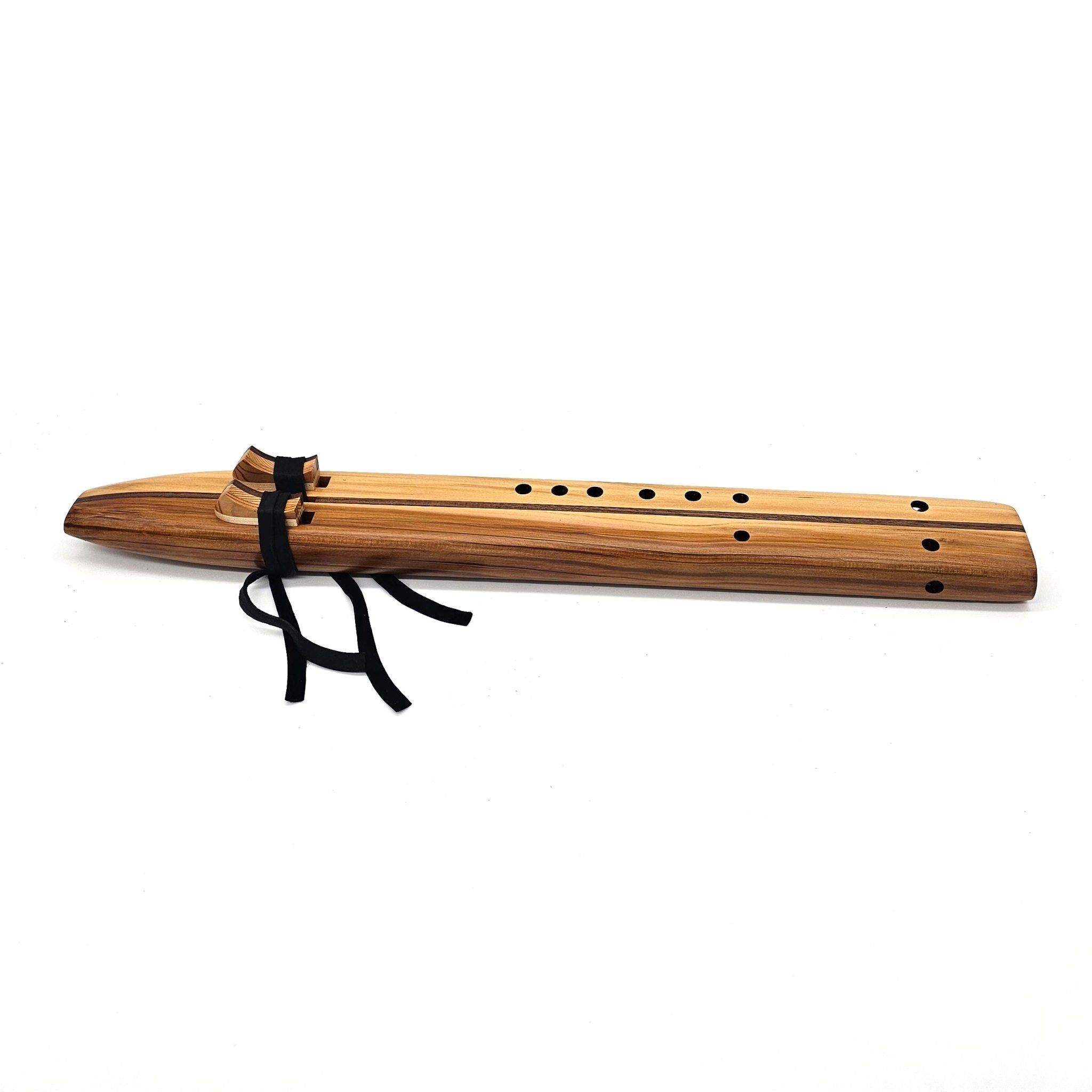 G Drone Flute in western red cedar (fingering holes on left side)
