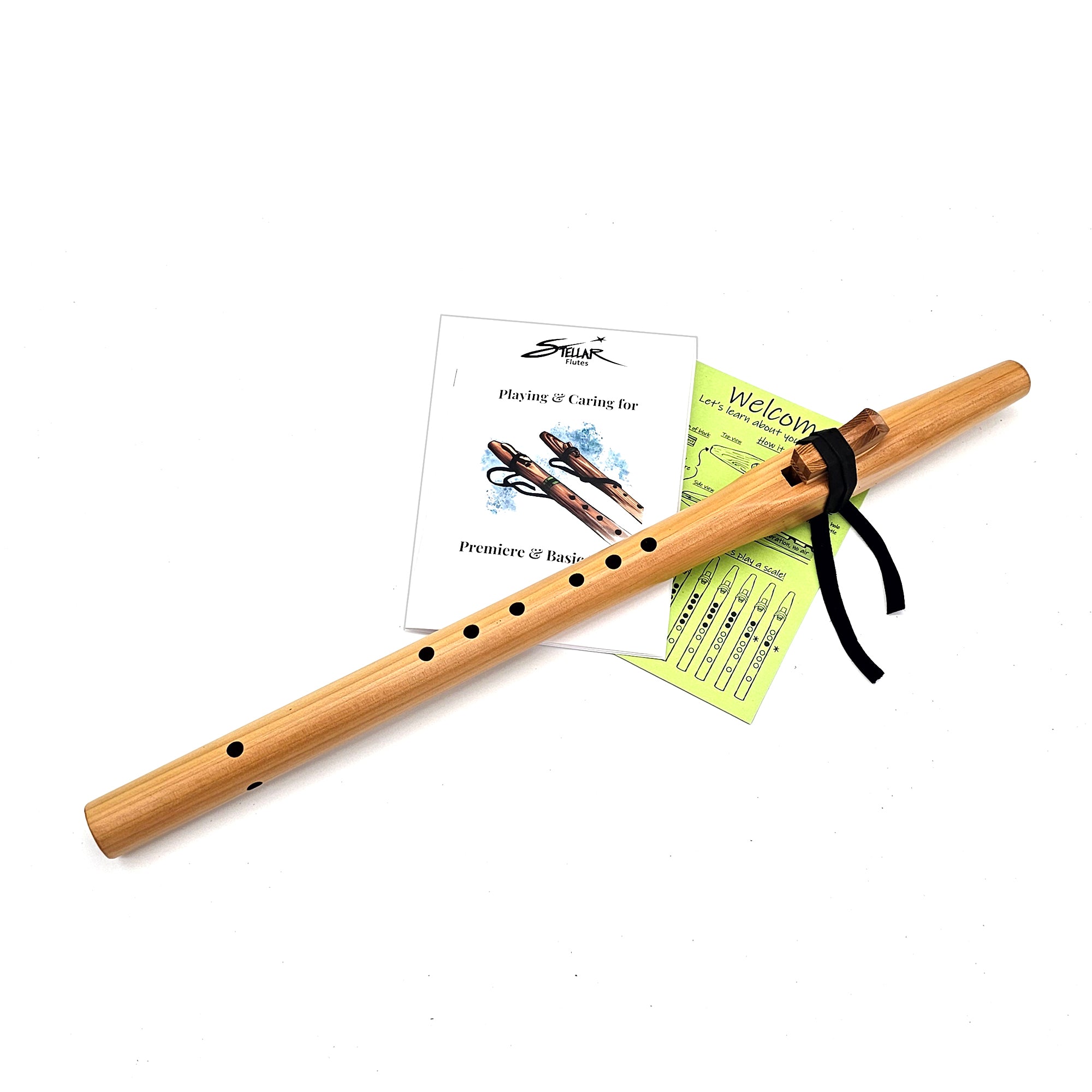 Beginner Native American Style A Flute | Small Sized | Golden Cedar