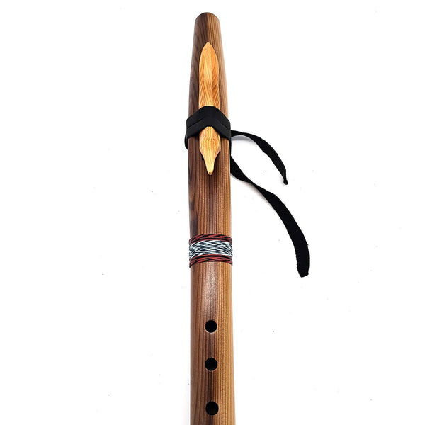 Ombre Red Cedar Native American Style F Sharp Flute