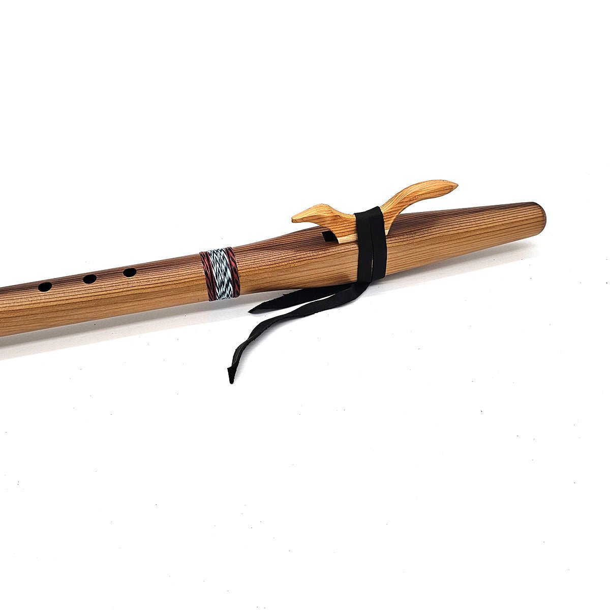 Ombre Red Cedar Native American Style F Sharp Flute