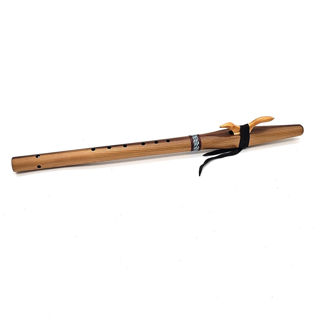 Ombre Red Cedar Native American Style F Sharp Flute