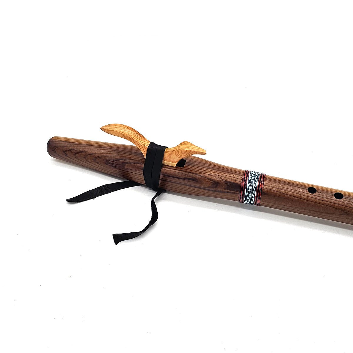 Ombre Red Cedar Native American Style F Sharp Flute