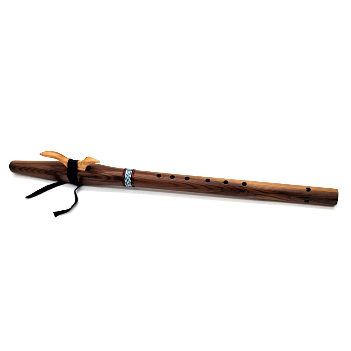 Ombre Red Cedar Native American Style F Sharp Flute