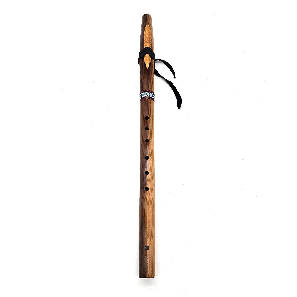 Ombre Red Cedar Native American Style F Sharp Flute