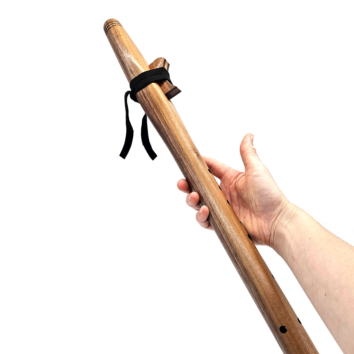 Ombre Walnut Hijaz flute in the key of A