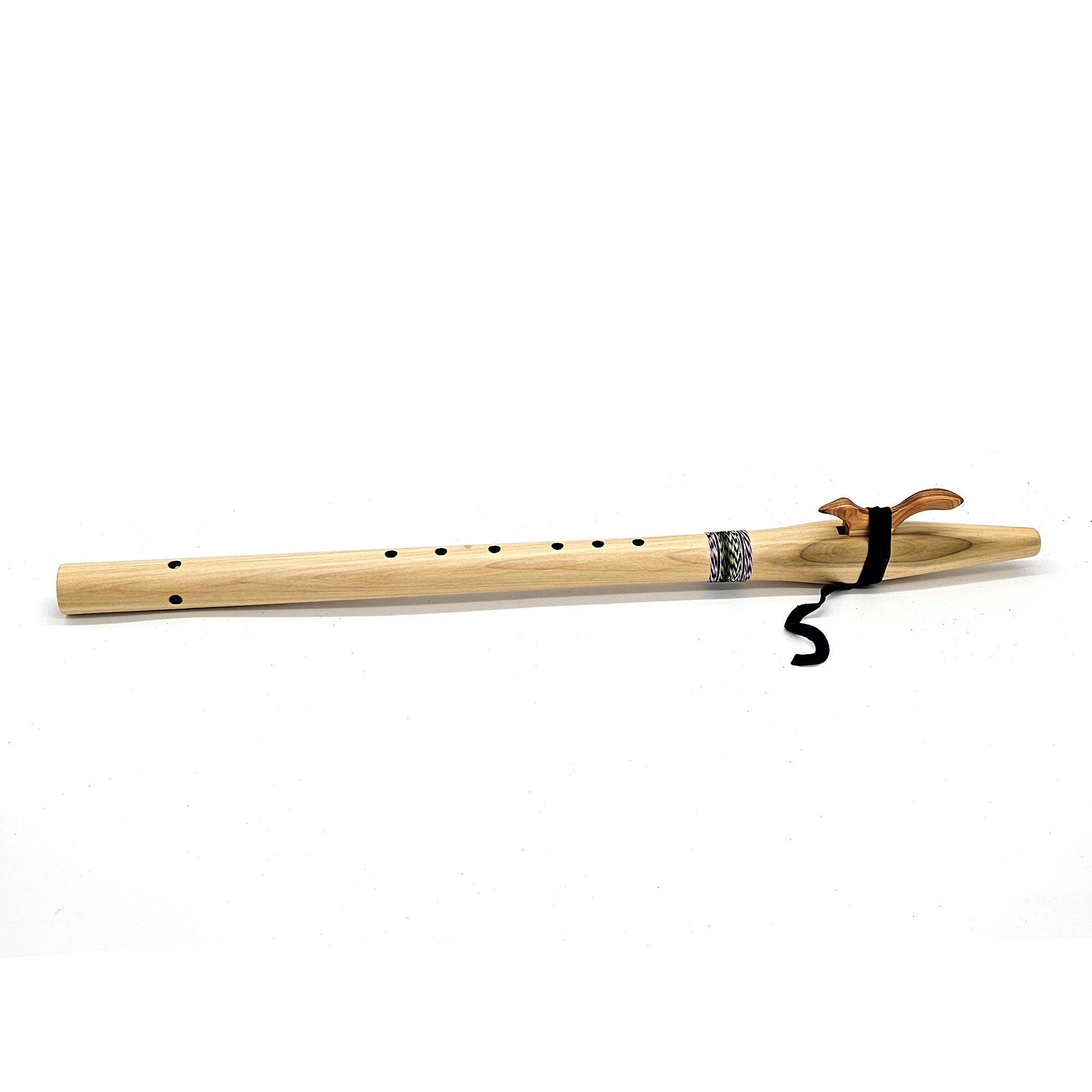 Poplar Native American style D flute