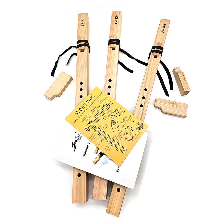 Pre Tuned Native American Style F# Flute Carving Kit