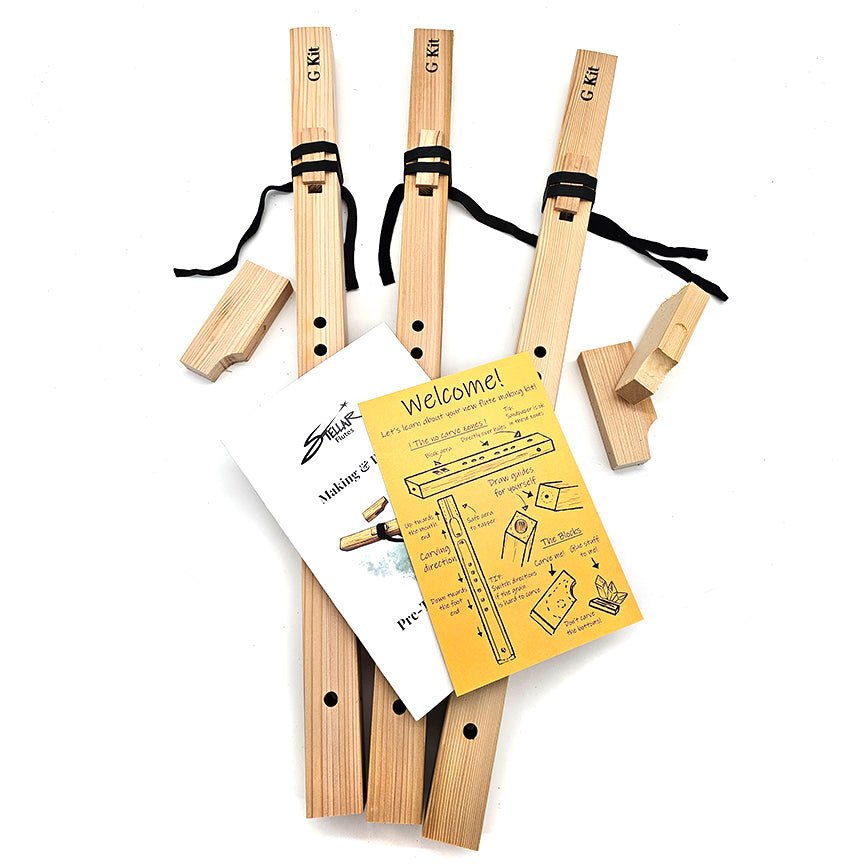 Pre Tuned Native American Style G Flute Making Kit