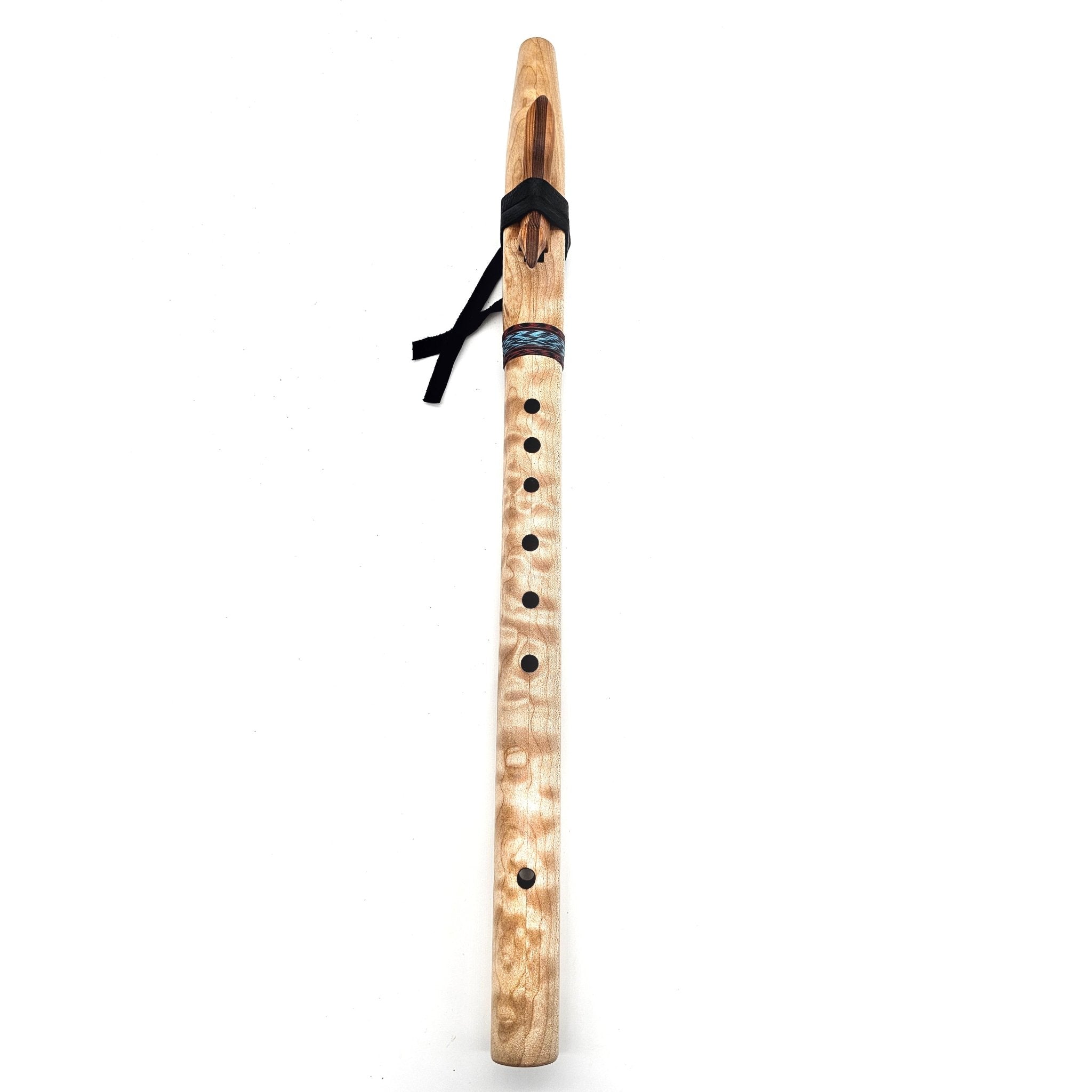 Quilted maple Native American style A flute -#3606