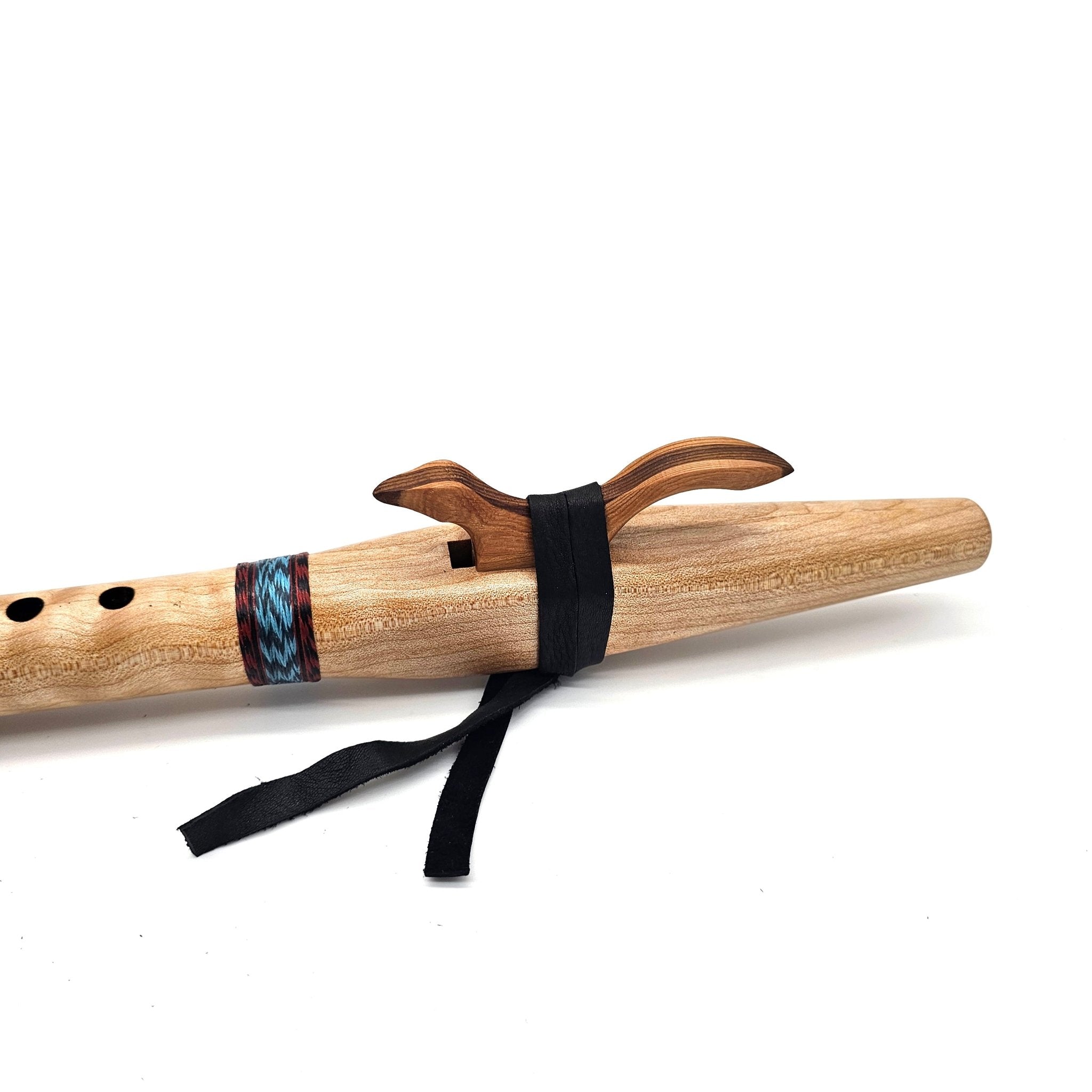 Quilted maple Native American style A flute -#3606