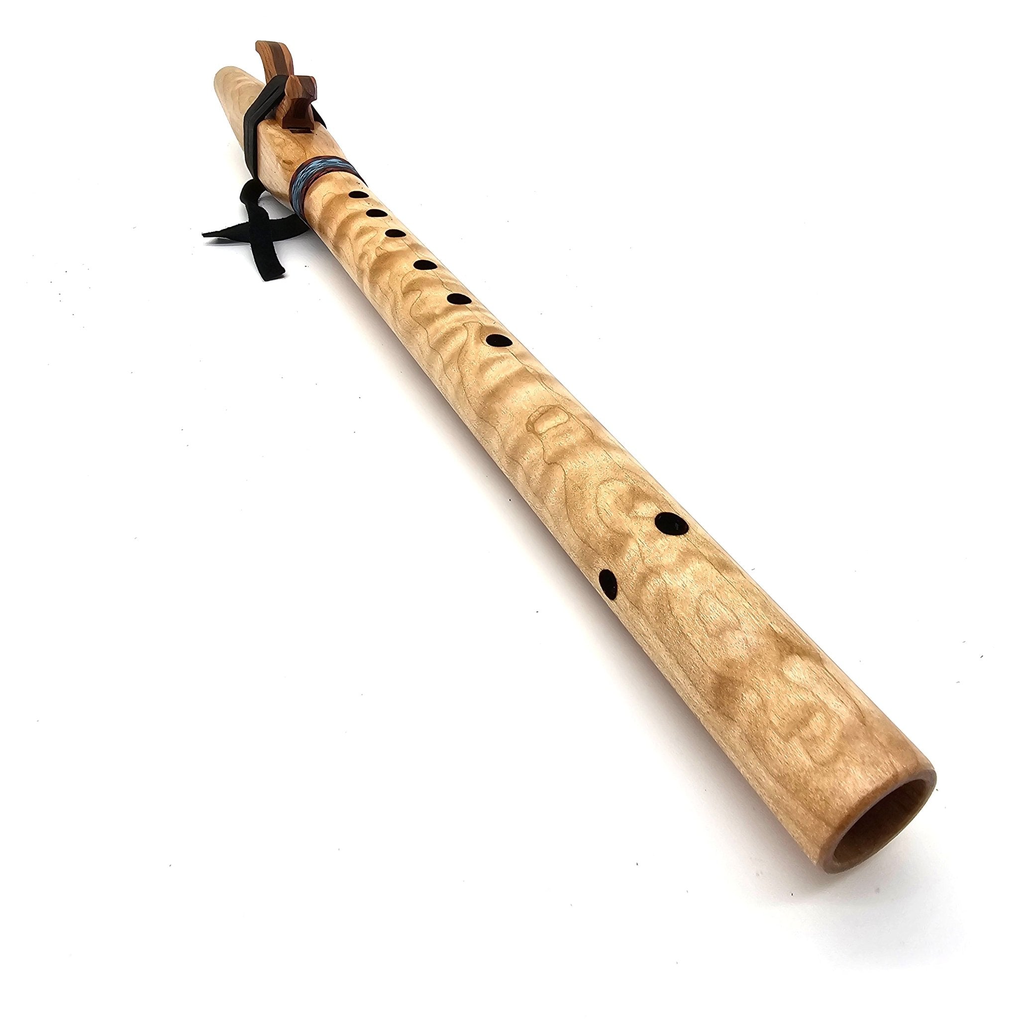 Quilted maple Native American style A flute -#3606