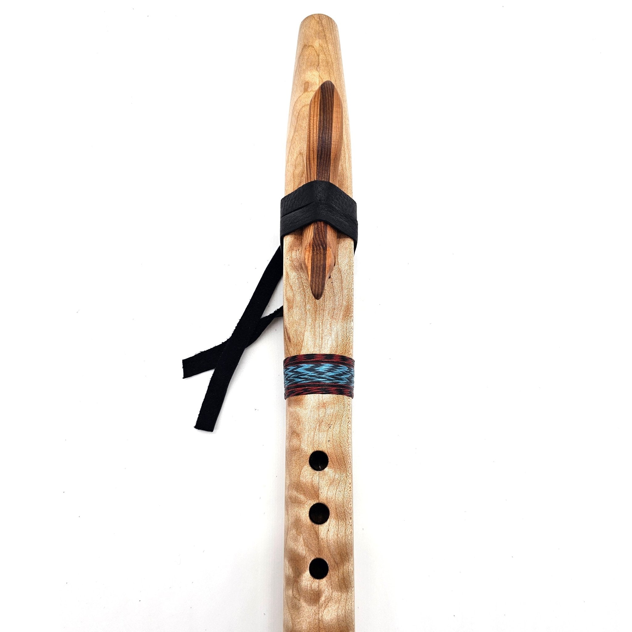 Quilted maple Native American style A flute -#3606