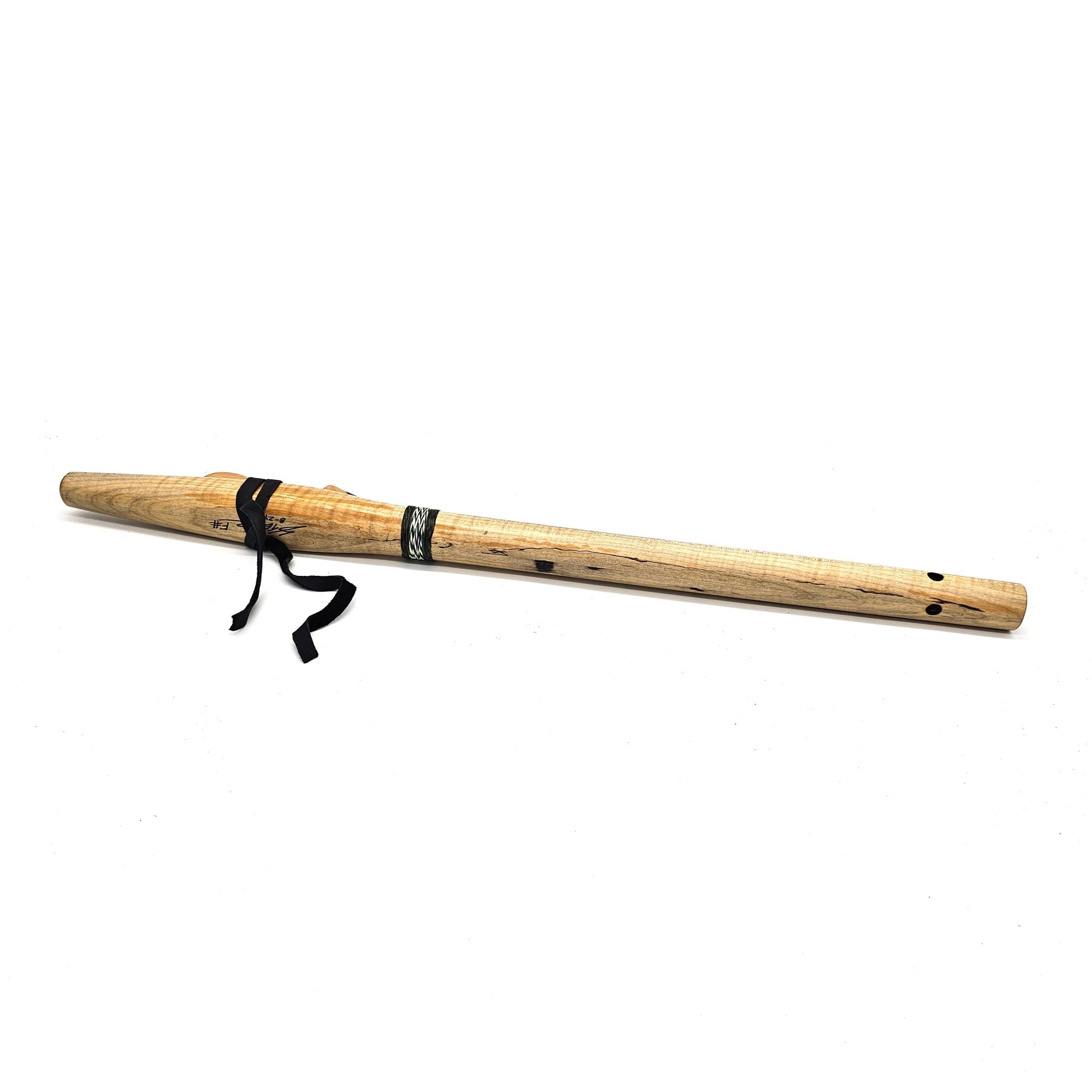 Spalted Tiger Maple Native American style F#  flute - #5415