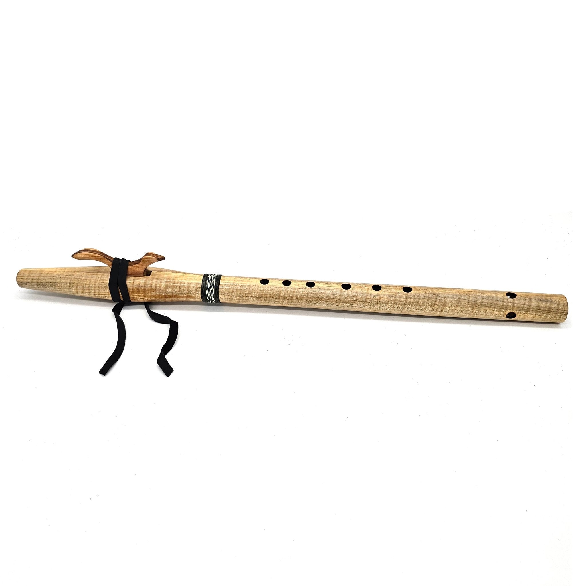 Spalted Tiger Maple Native American style F#  flute - #5415