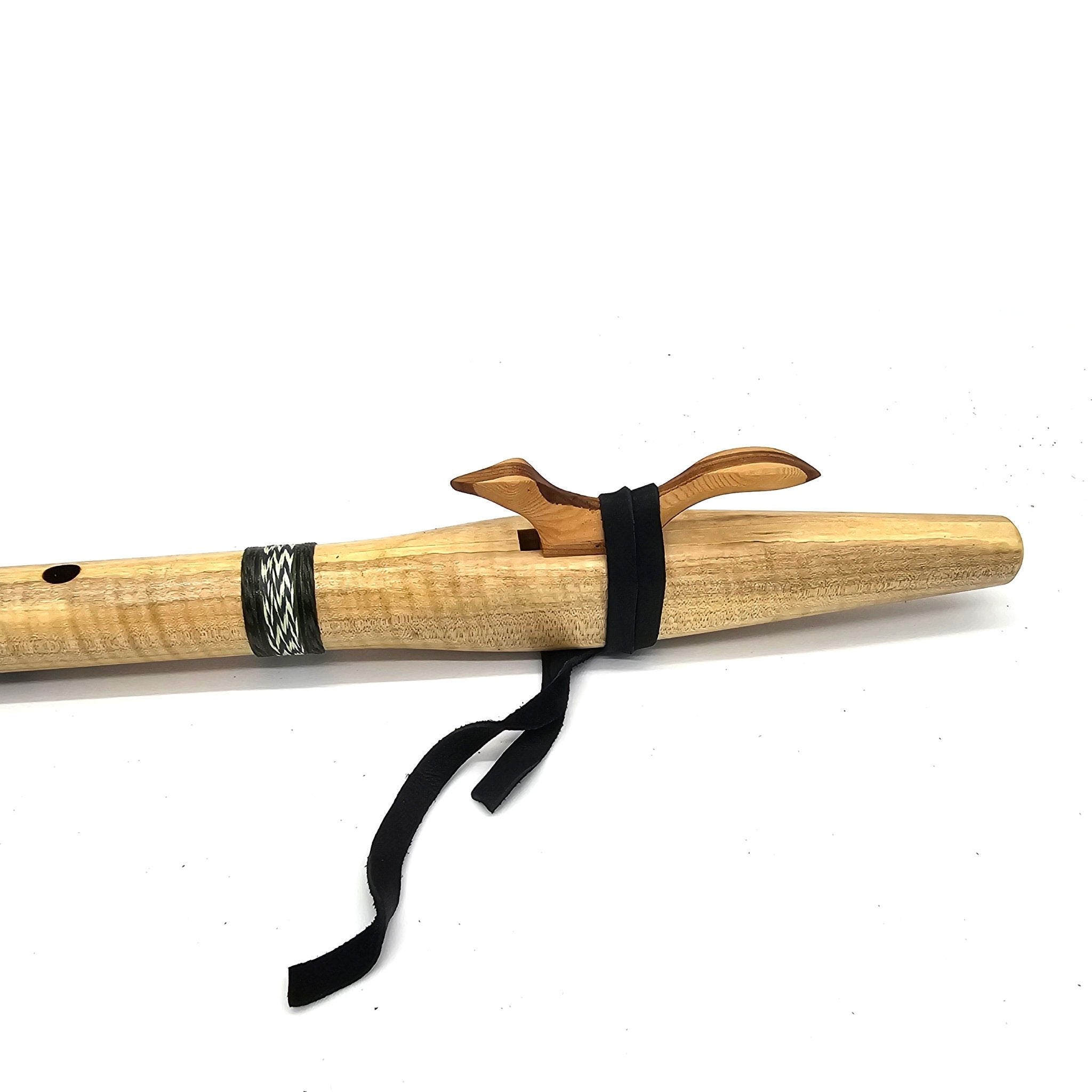 Spalted Tiger Maple Native American style F#  flute - #5415