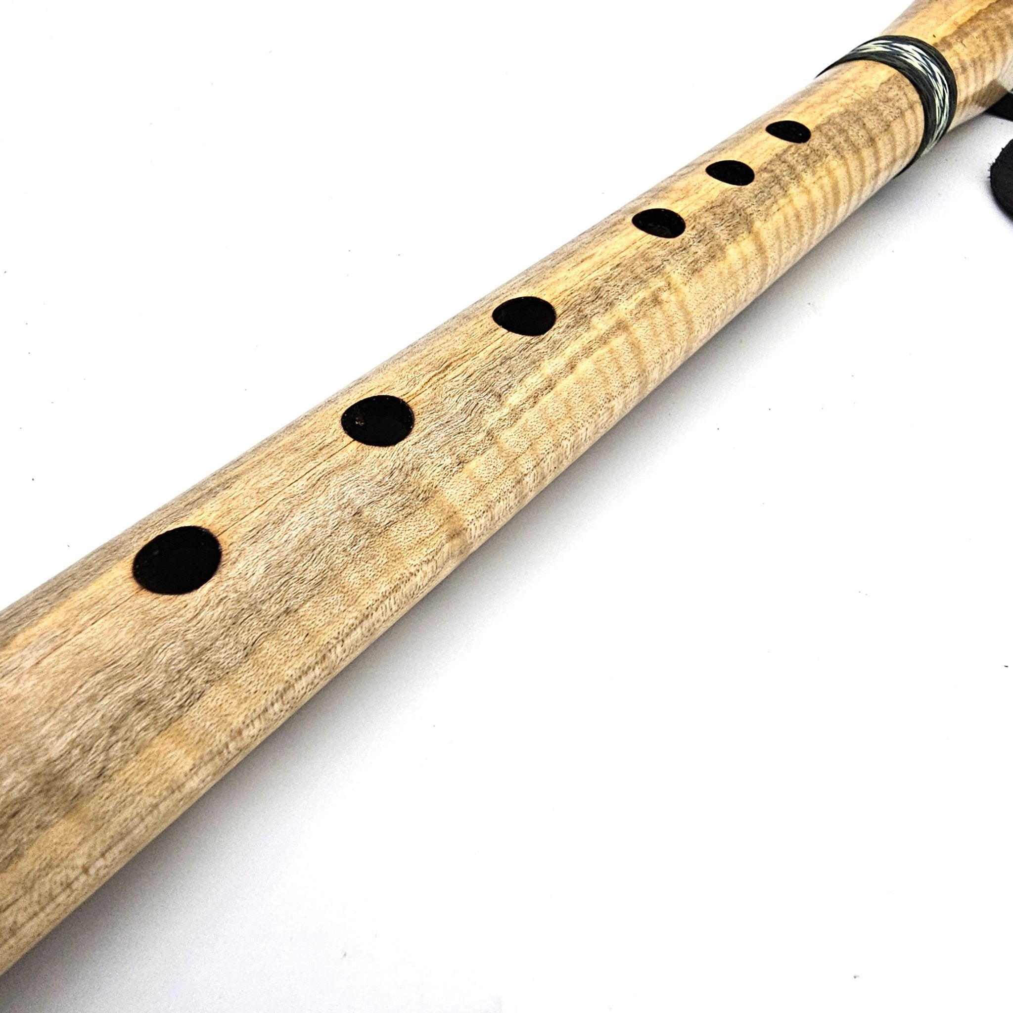 Spalted Tiger Maple Native American style F#  flute - #5415