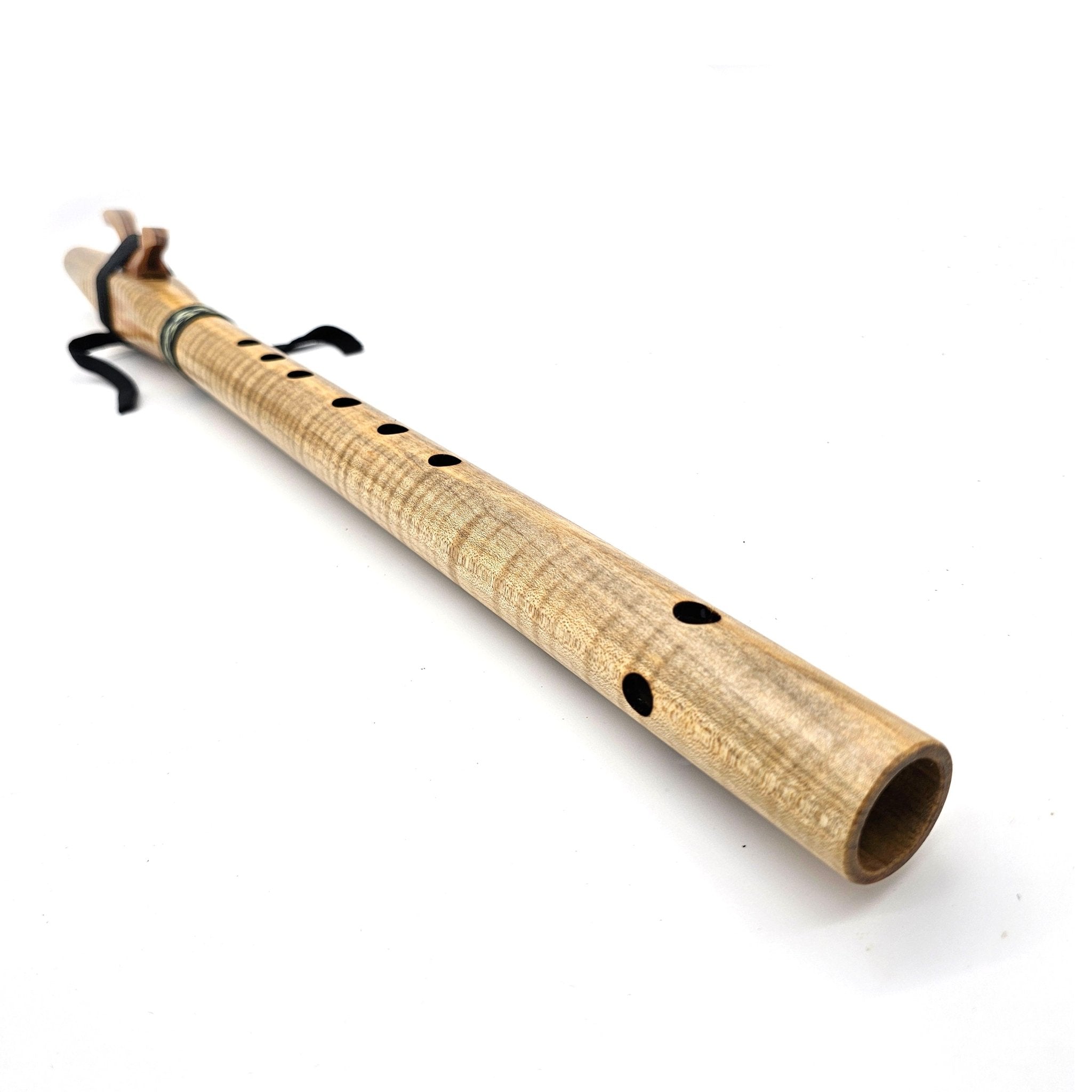 Spalted Tiger Maple Native American style F#  flute - #5415