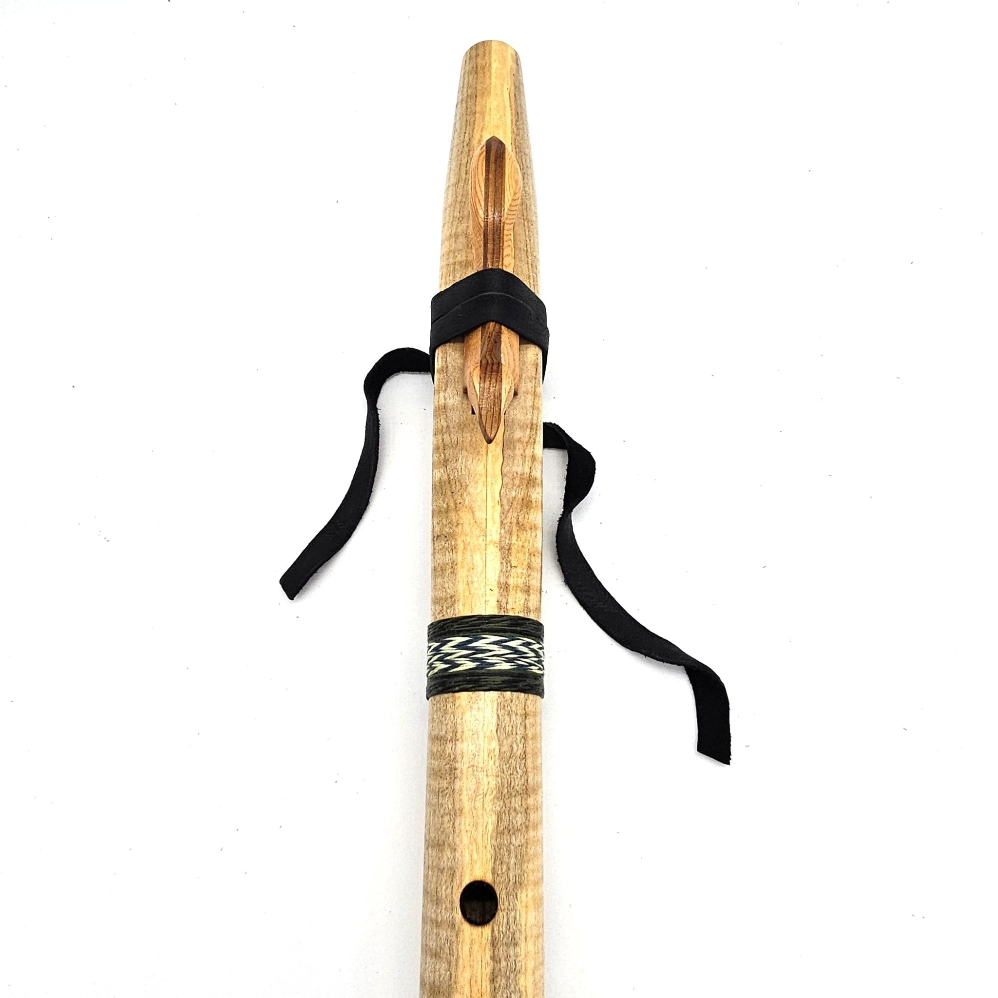 Spalted Tiger Maple Native American Style F# Flute -#5967