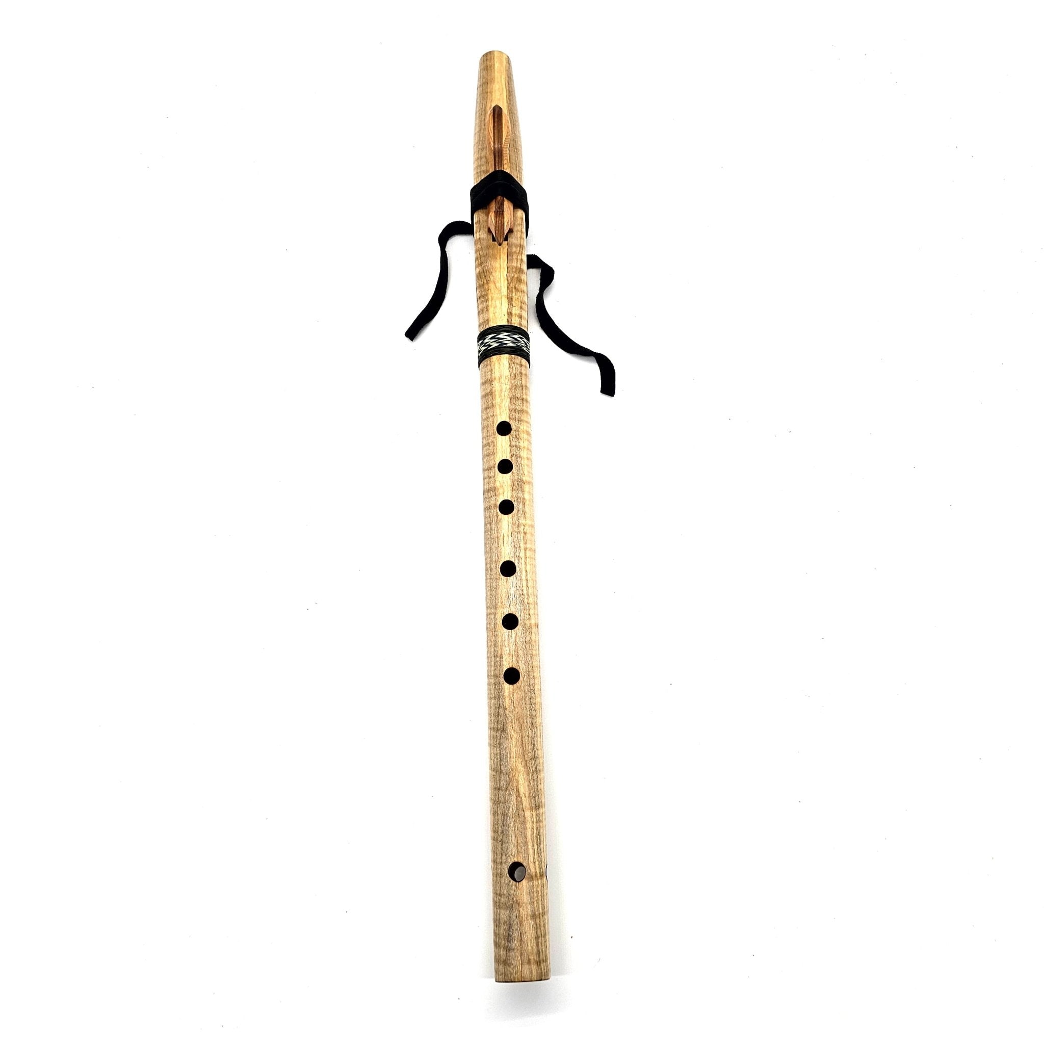 Spalted Tiger Maple Native American Style F# Flute -#5967