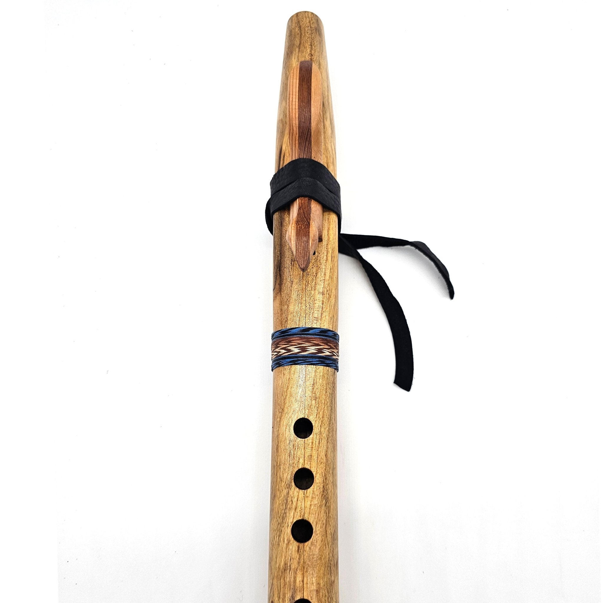 Spalted alder Native American style A flute-#3420