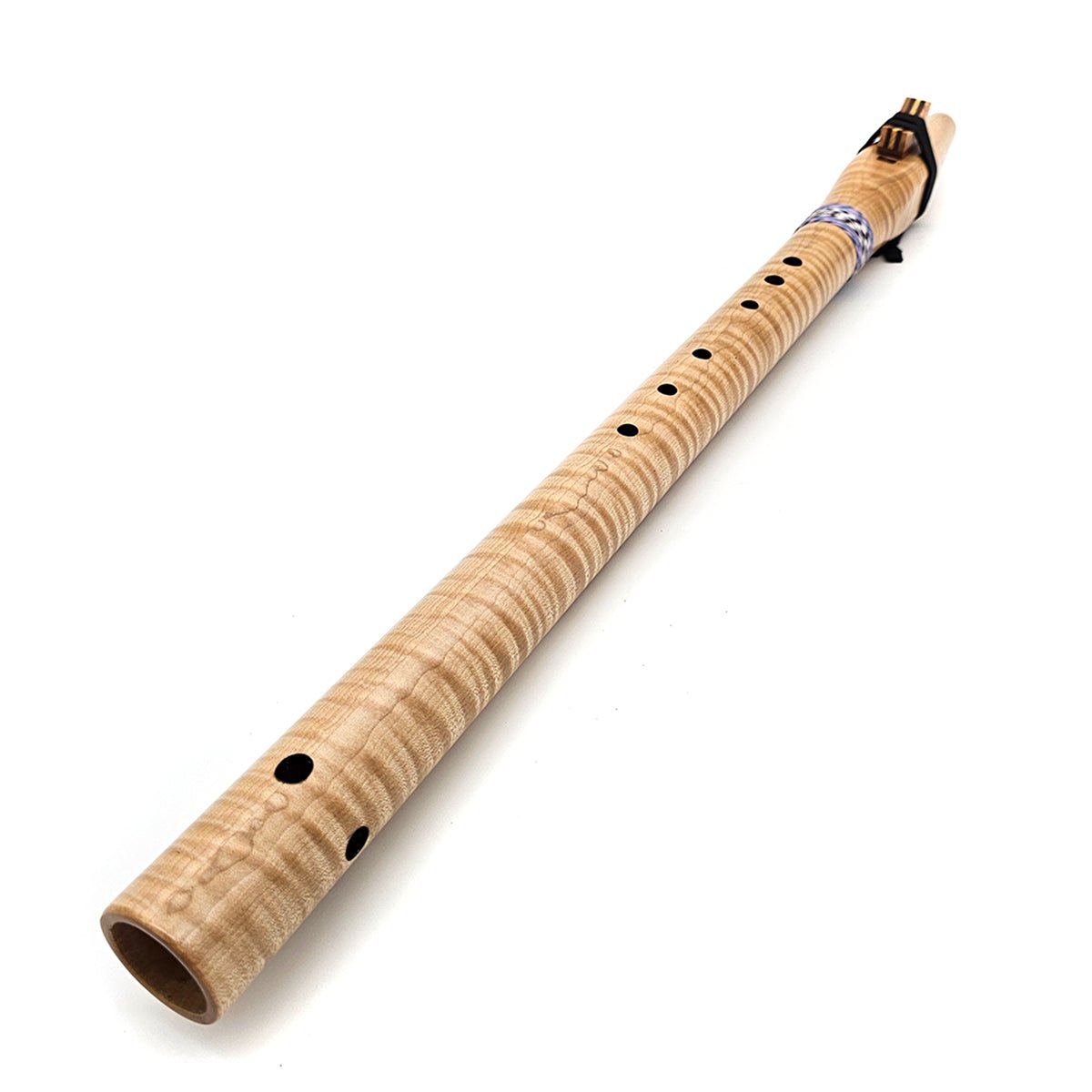 Tiger Maple Native American Style Bass C Flute