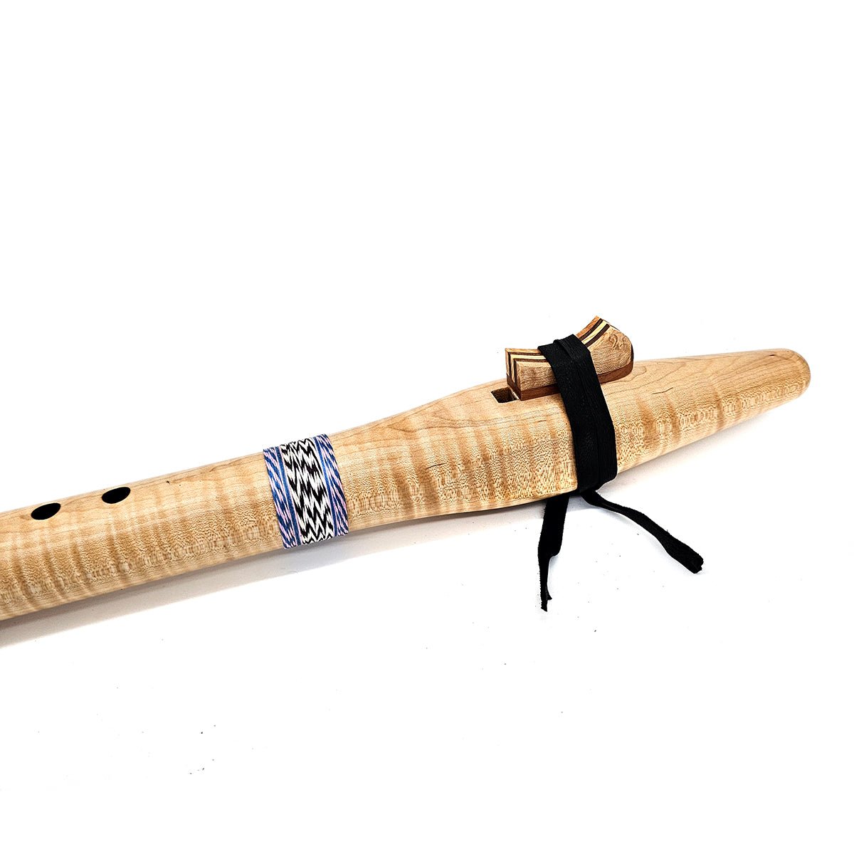 Tiger Maple Native American Style Bass C Flute
