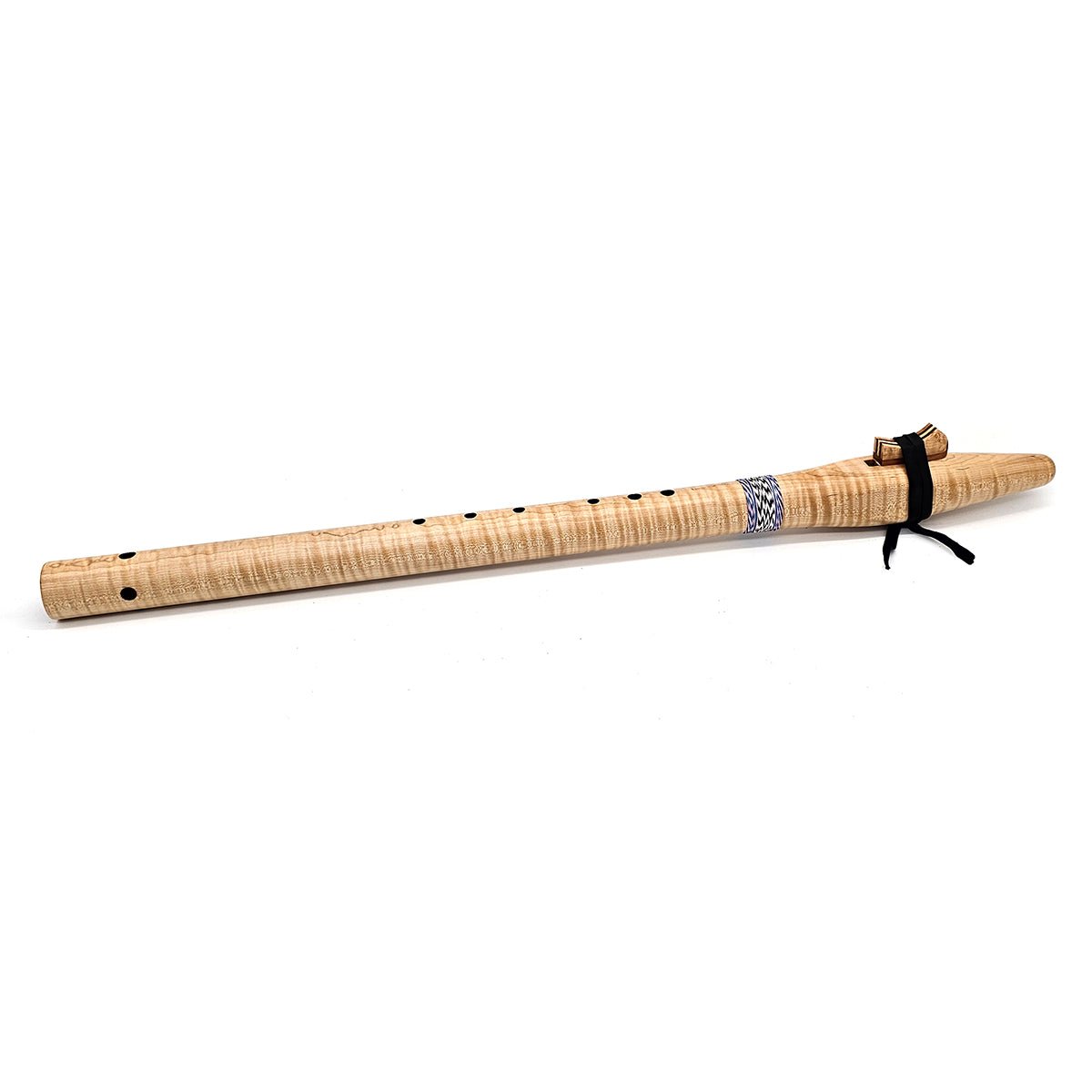 Tiger Maple Native American Style Bass C Flute