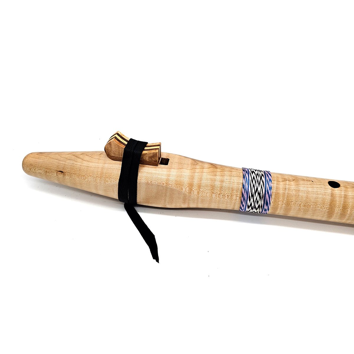 Tiger Maple Native American Style Bass C Flute