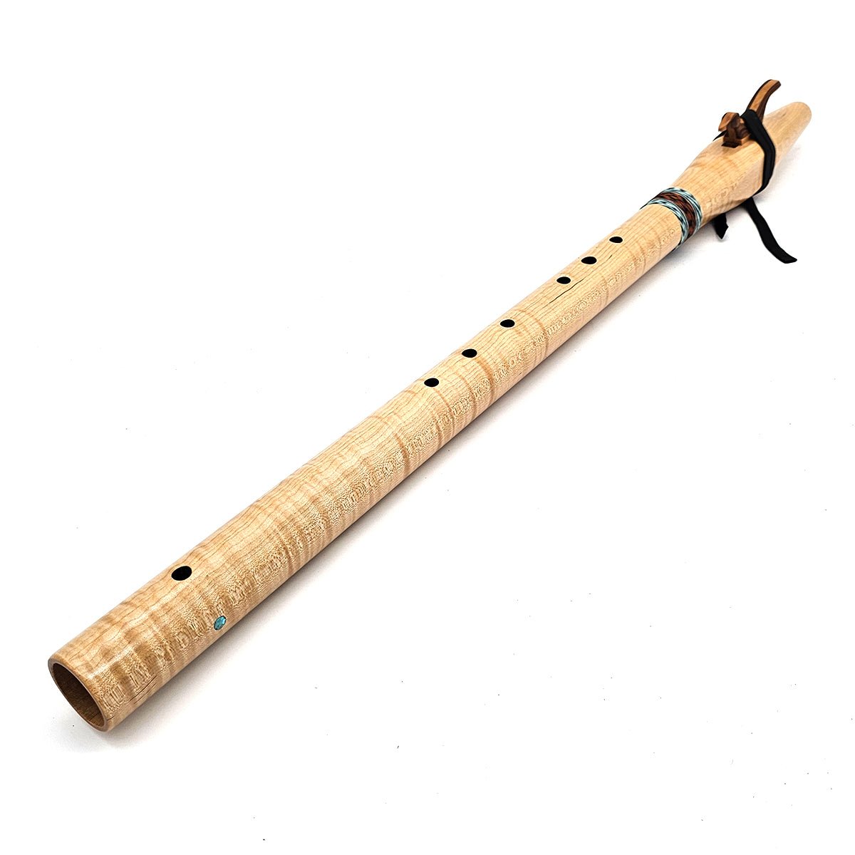 Tiger Maple Native American Style Bass B Flute