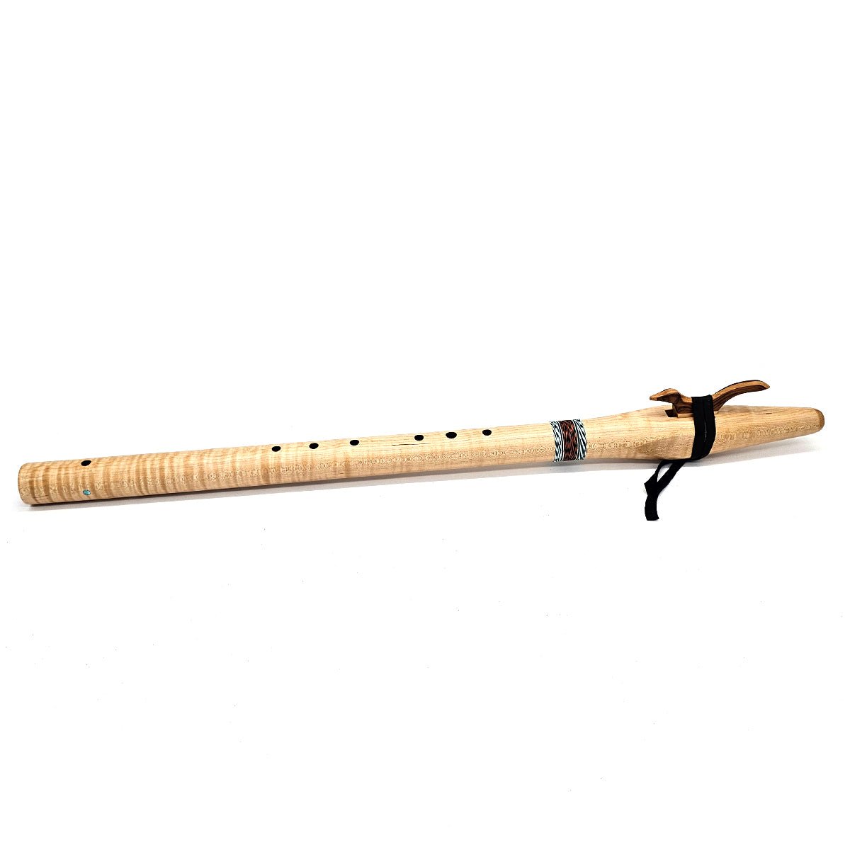 Tiger Maple Native American Style Bass B Flute