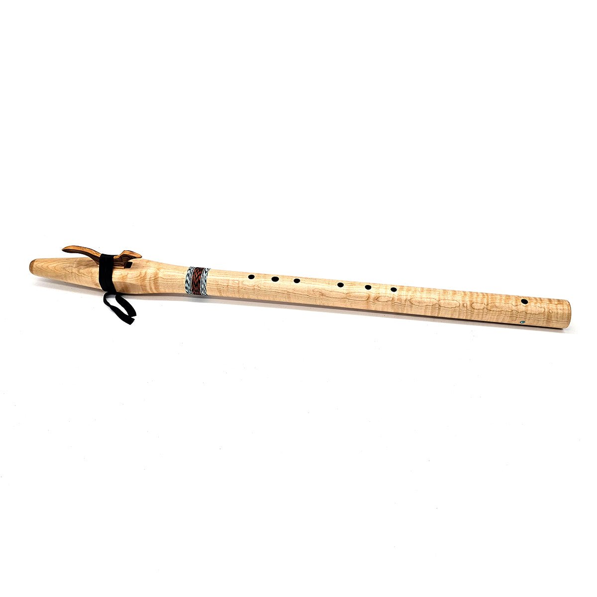 Tiger Maple Native American Style Bass B Flute