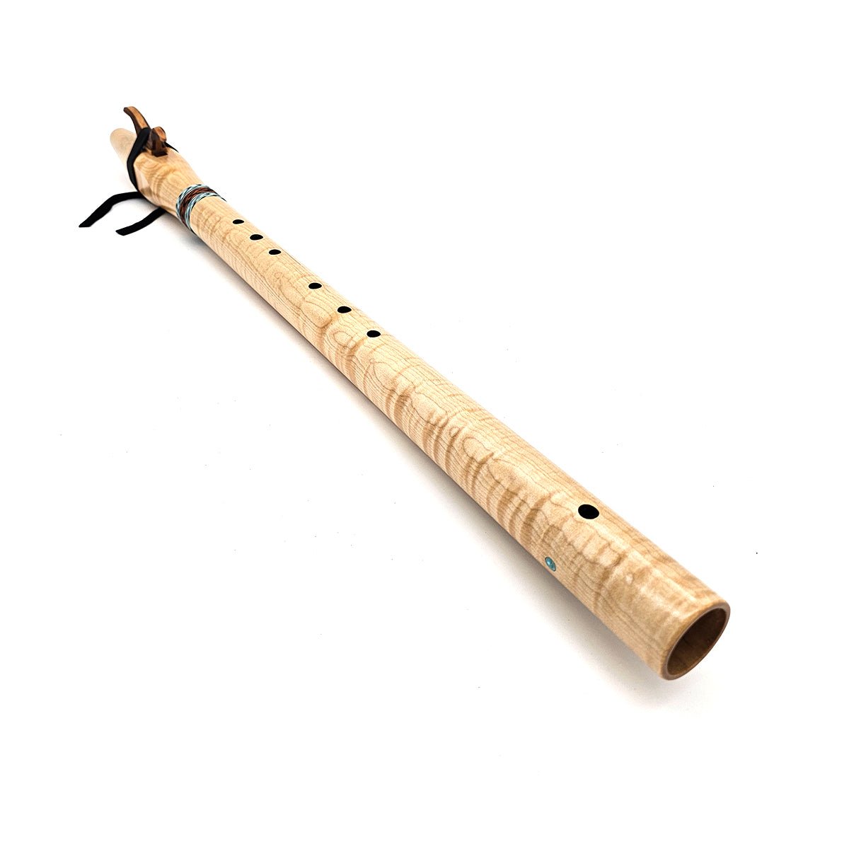 Tiger Maple Native American Style Bass B Flute