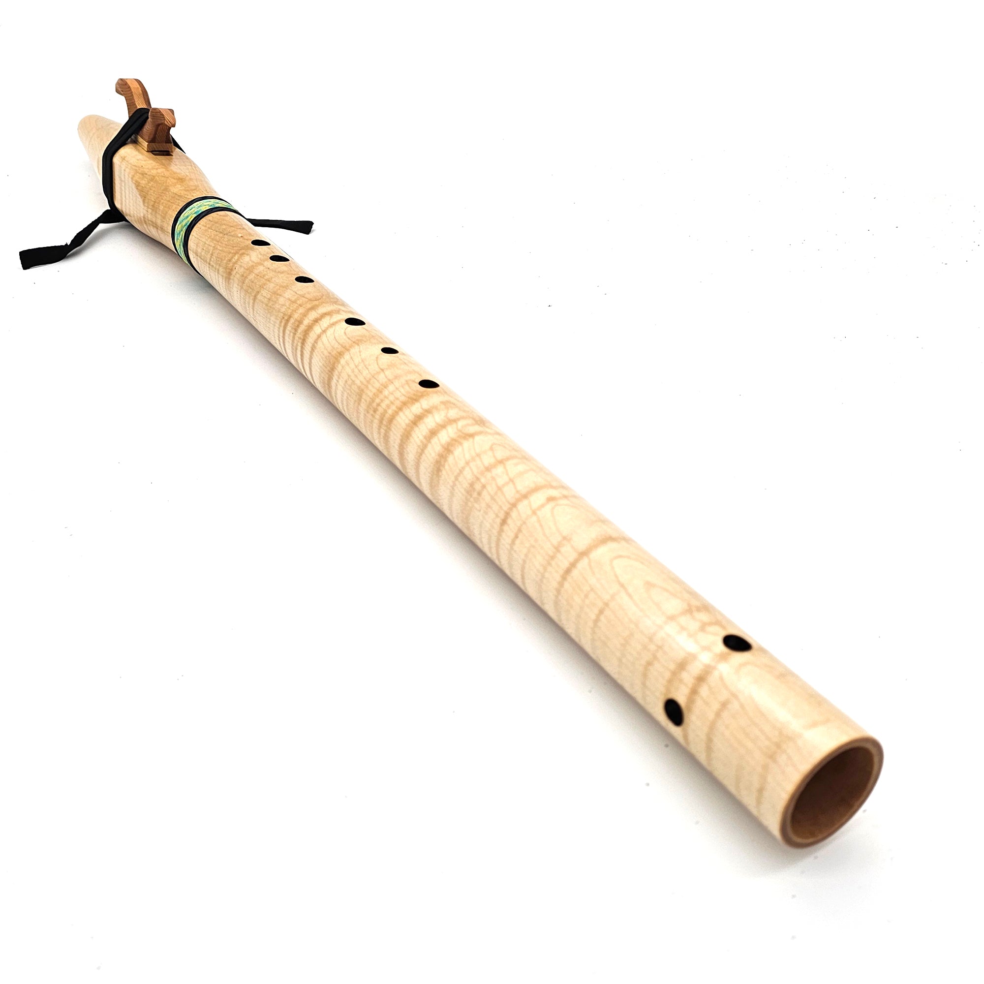 Tiger Maple Native American Style Bass C Flute