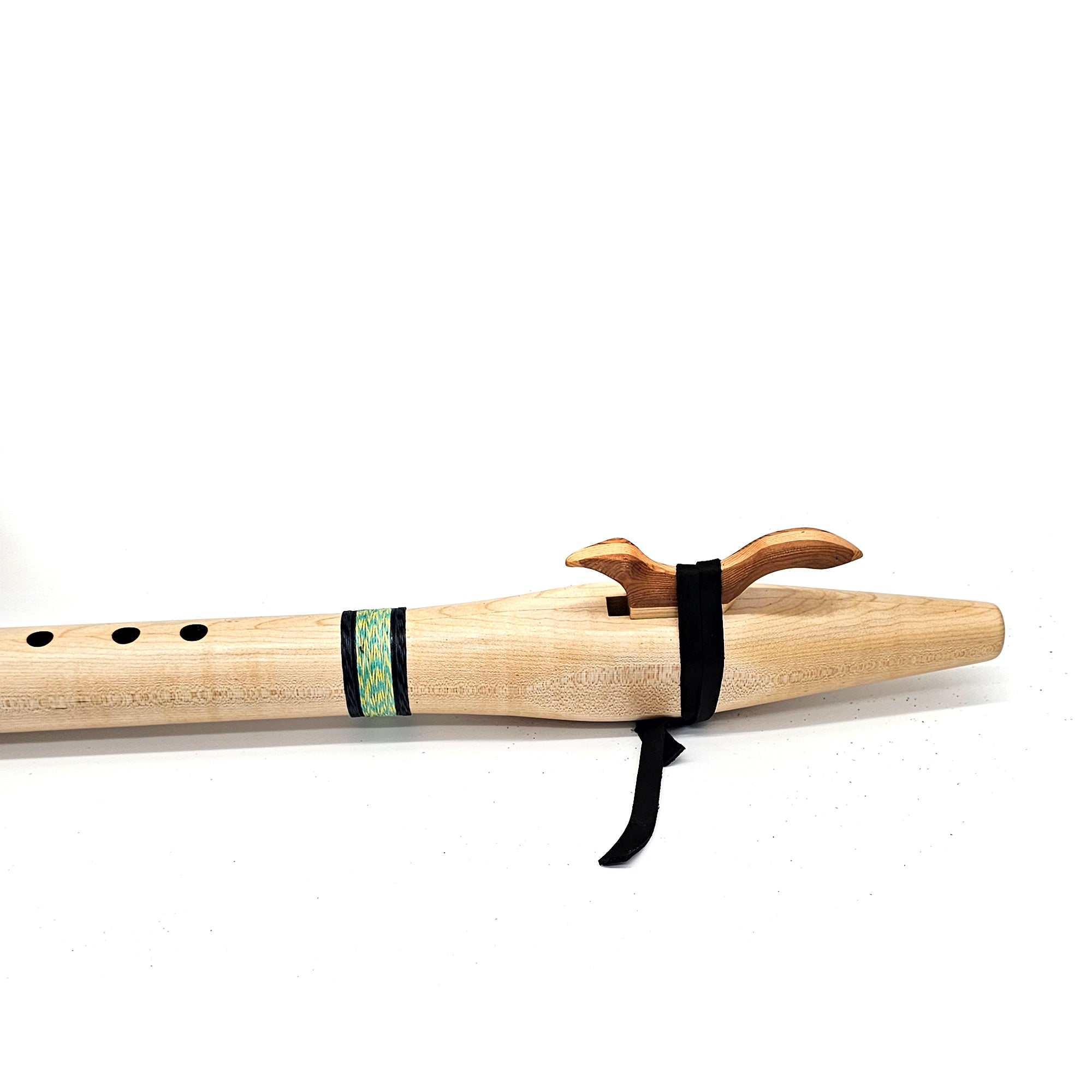 Tiger Maple Native American Style Bass C Flute
